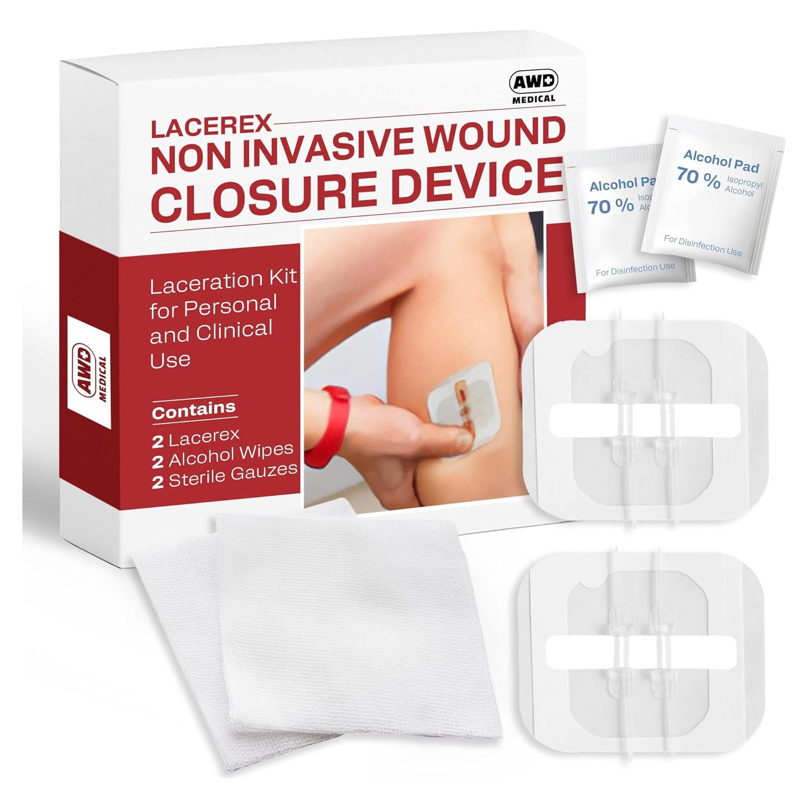 Cinta Quirúrgica de Cierre de Heridas AWD - Kit de 2