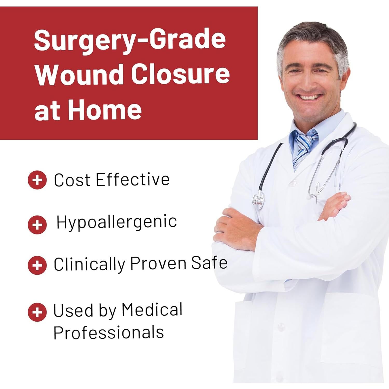 Cinta Quirúrgica de Cierre de Heridas AWD - Kit de 2