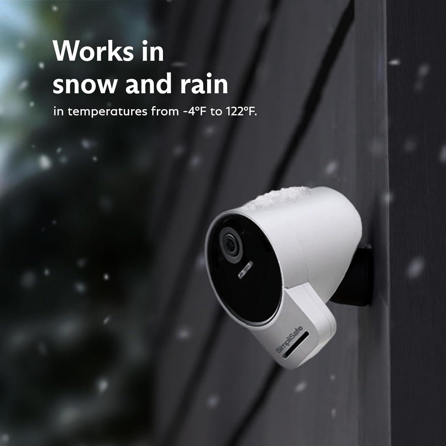 Cámara de Seguridad Exterior SimpliSafe 1080p Inalámbrica