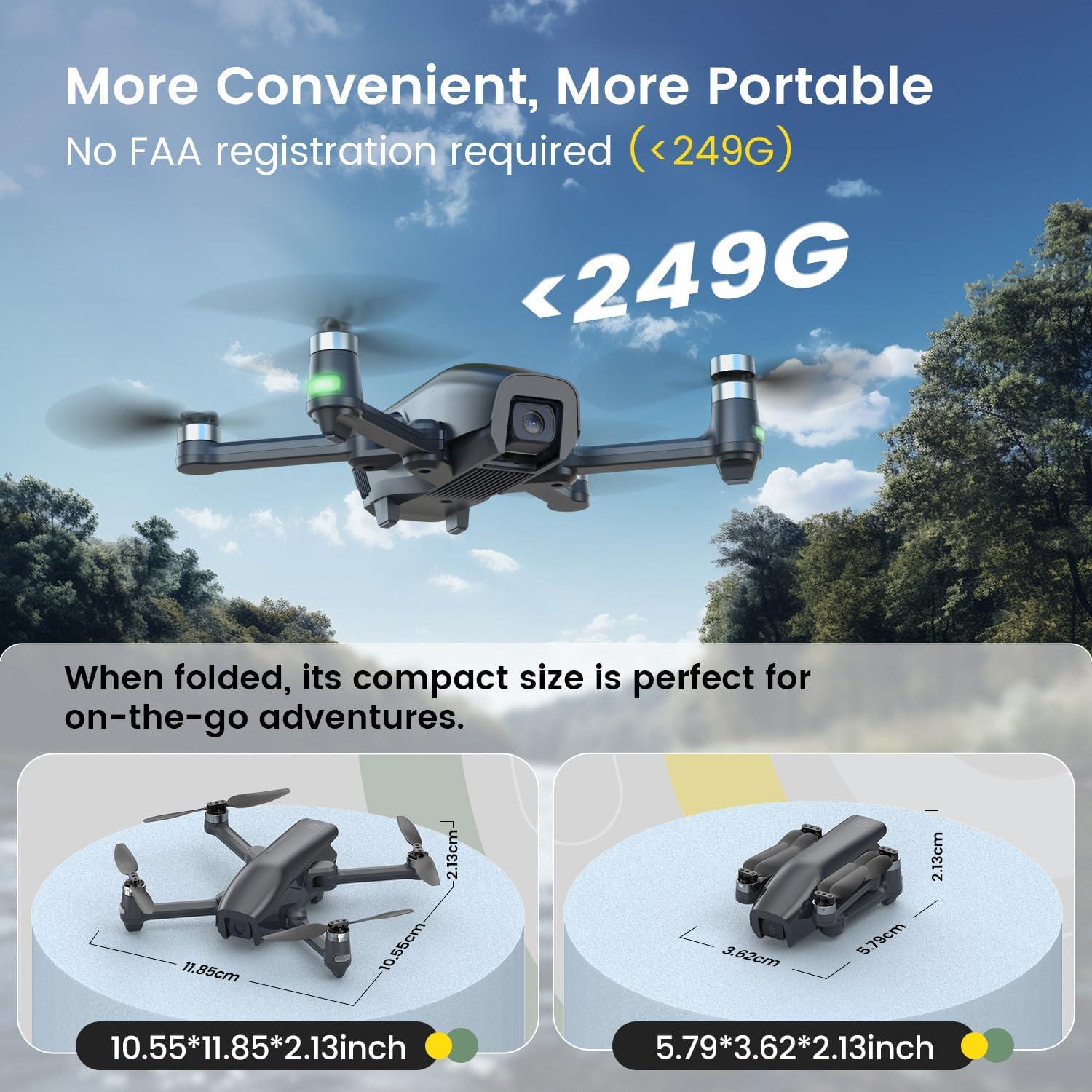 Dron Holy Stone HS710 4K GPS Plegable para Principiantes