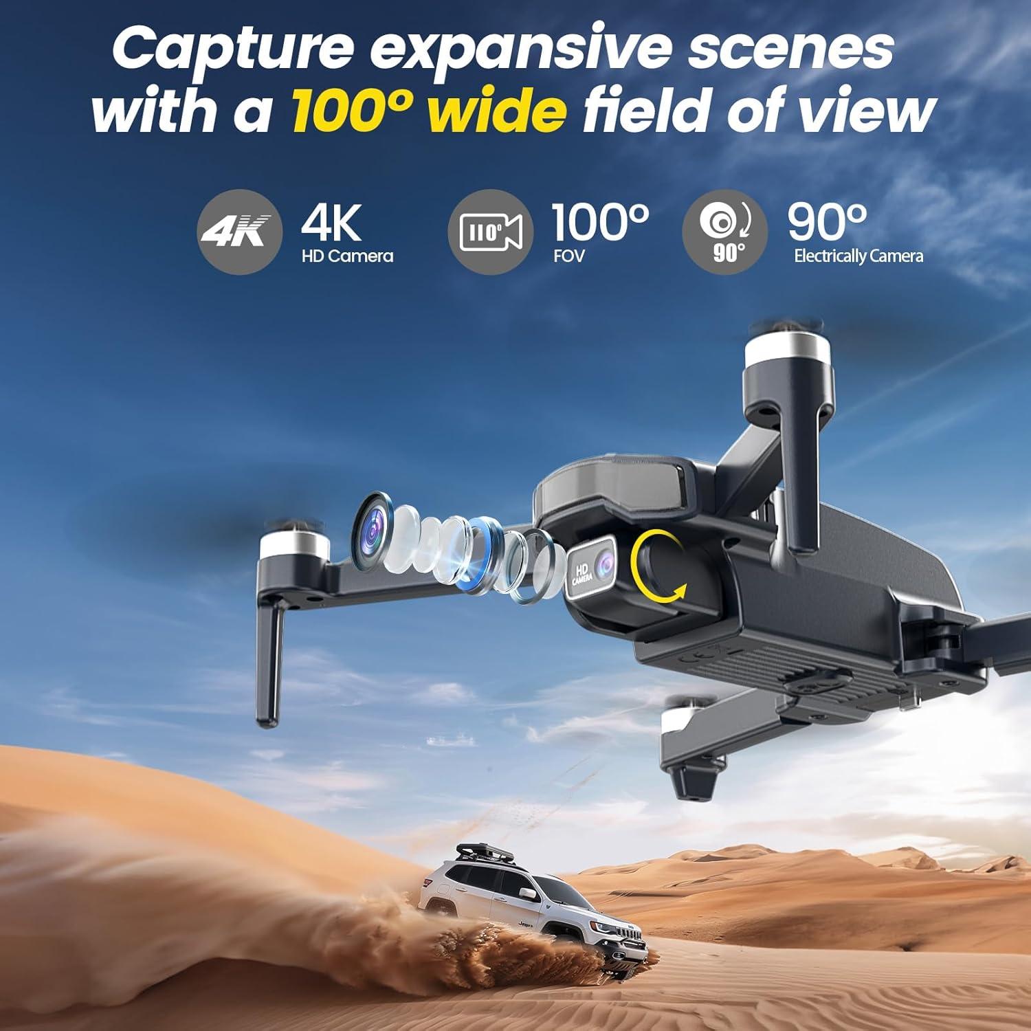 Dron WeFone WF31 4K GPS Plegable con 50 min Vuelo