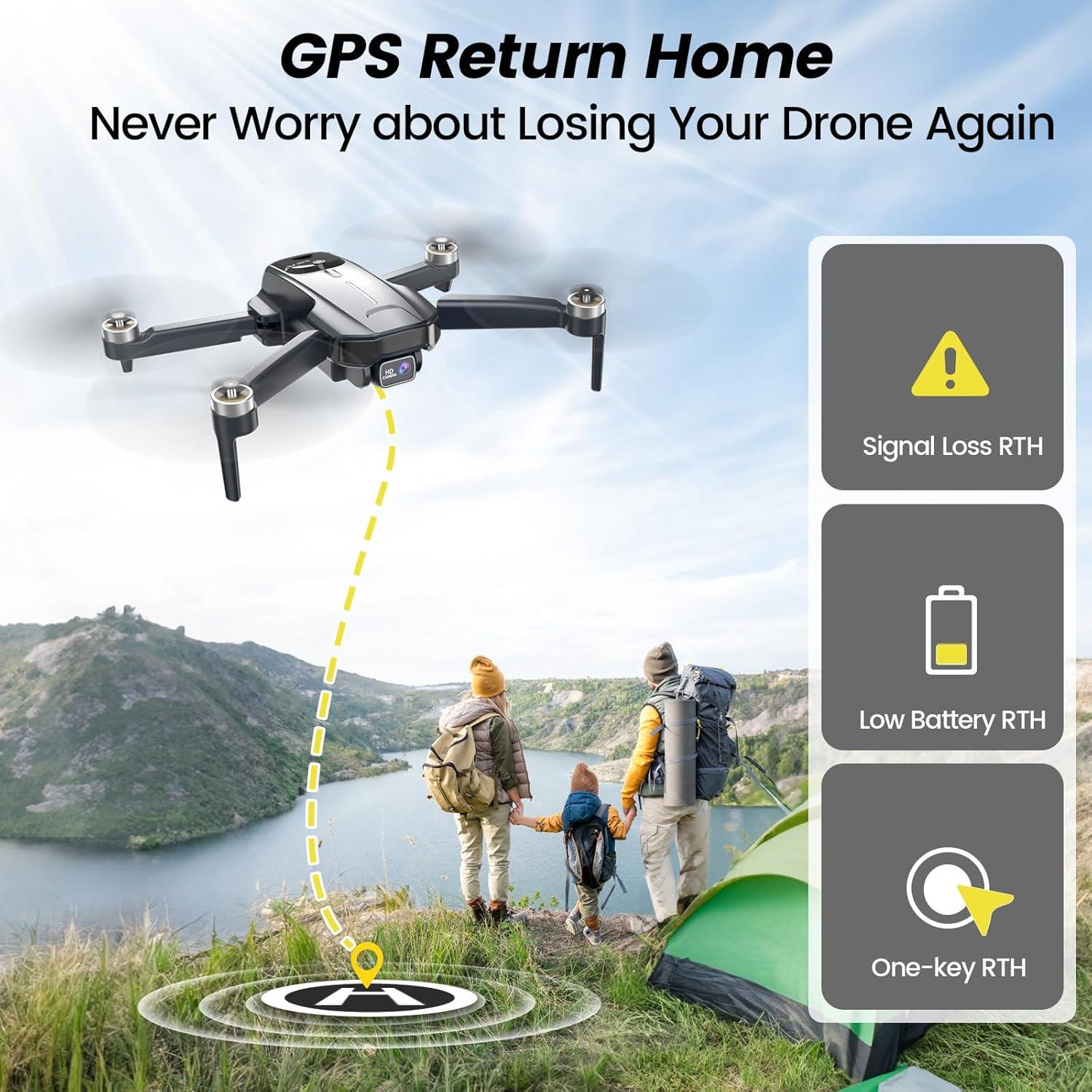 Dron WeFone WF31 4K GPS Plegable con 50 min Vuelo