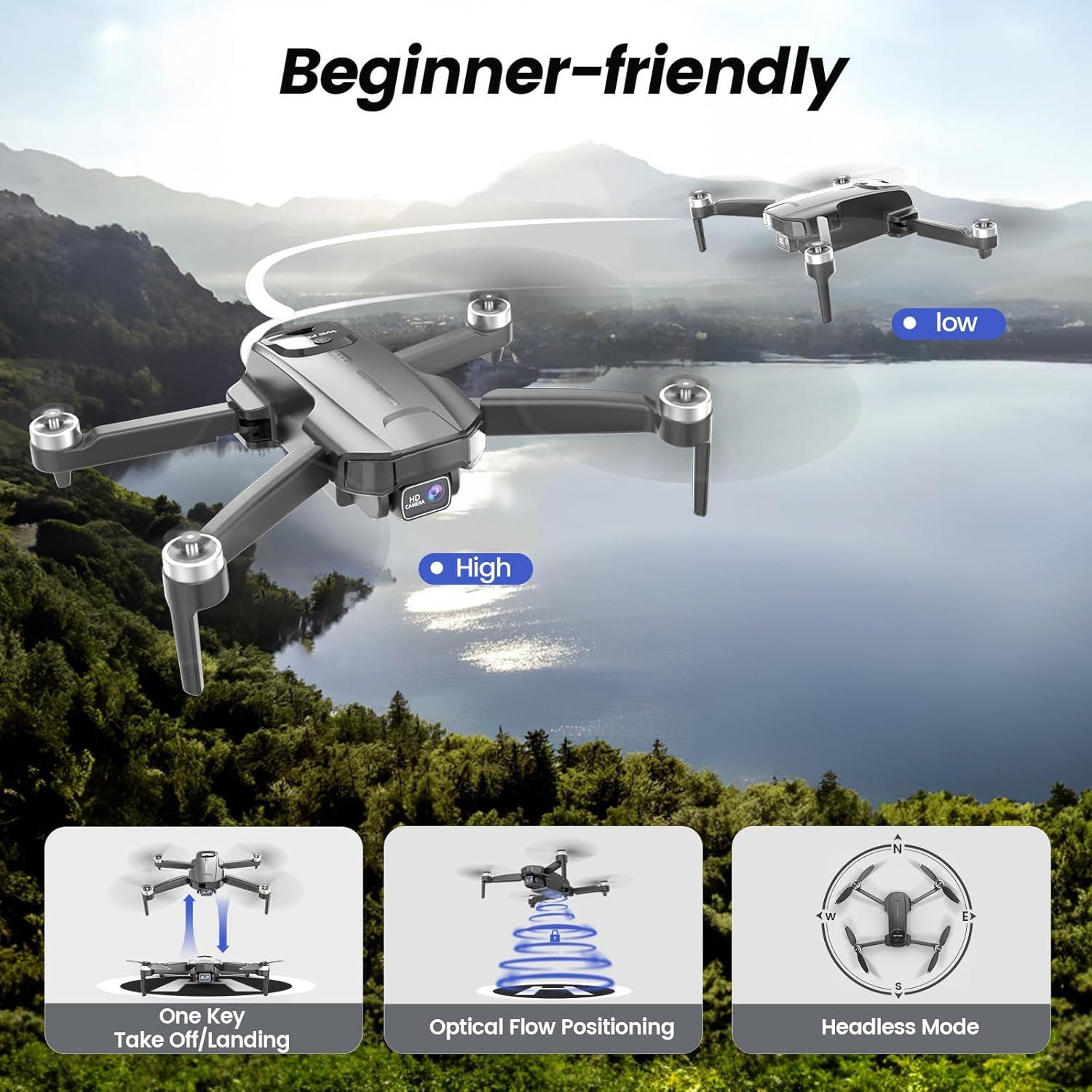 Dron WeFone WF31 4K GPS Plegable con 50 min Vuelo