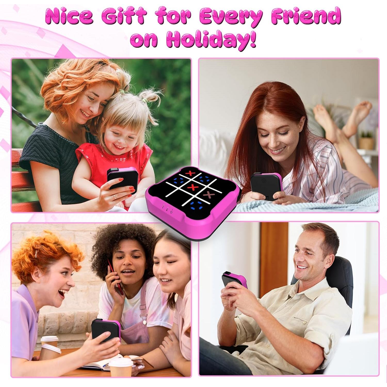 Juego Electrónico Tres en Raya Bacare, 4 Modos Portátil