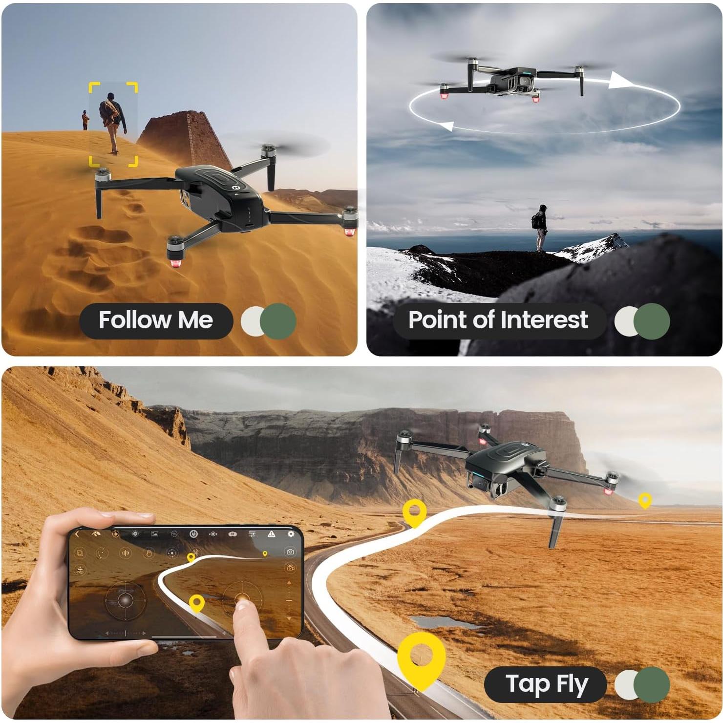 Drone GPS Holy Stone HS175G con cámara 4K EIS y 120 min vuelo