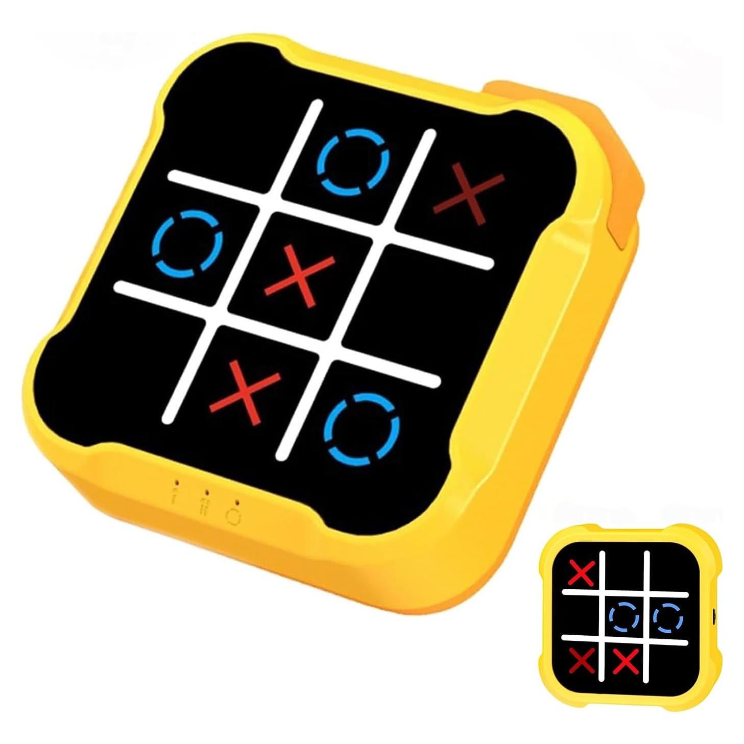 Juego Electrónico Tres en Raya 4 en 1 Uimomn Amarillo