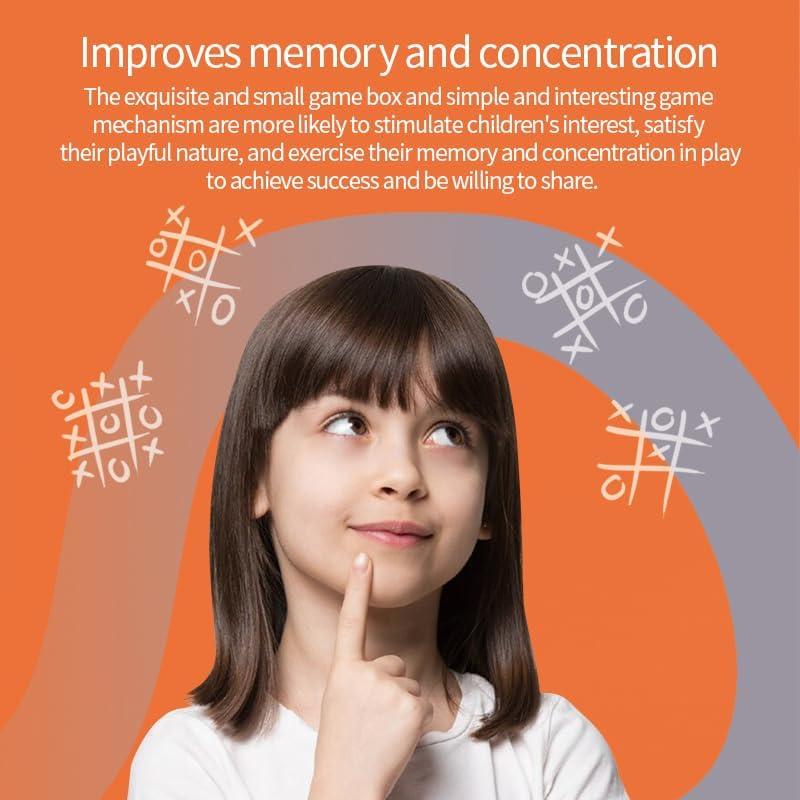 Juego Electrónico Tres en Raya 4 en 1 Uimomn Amarillo