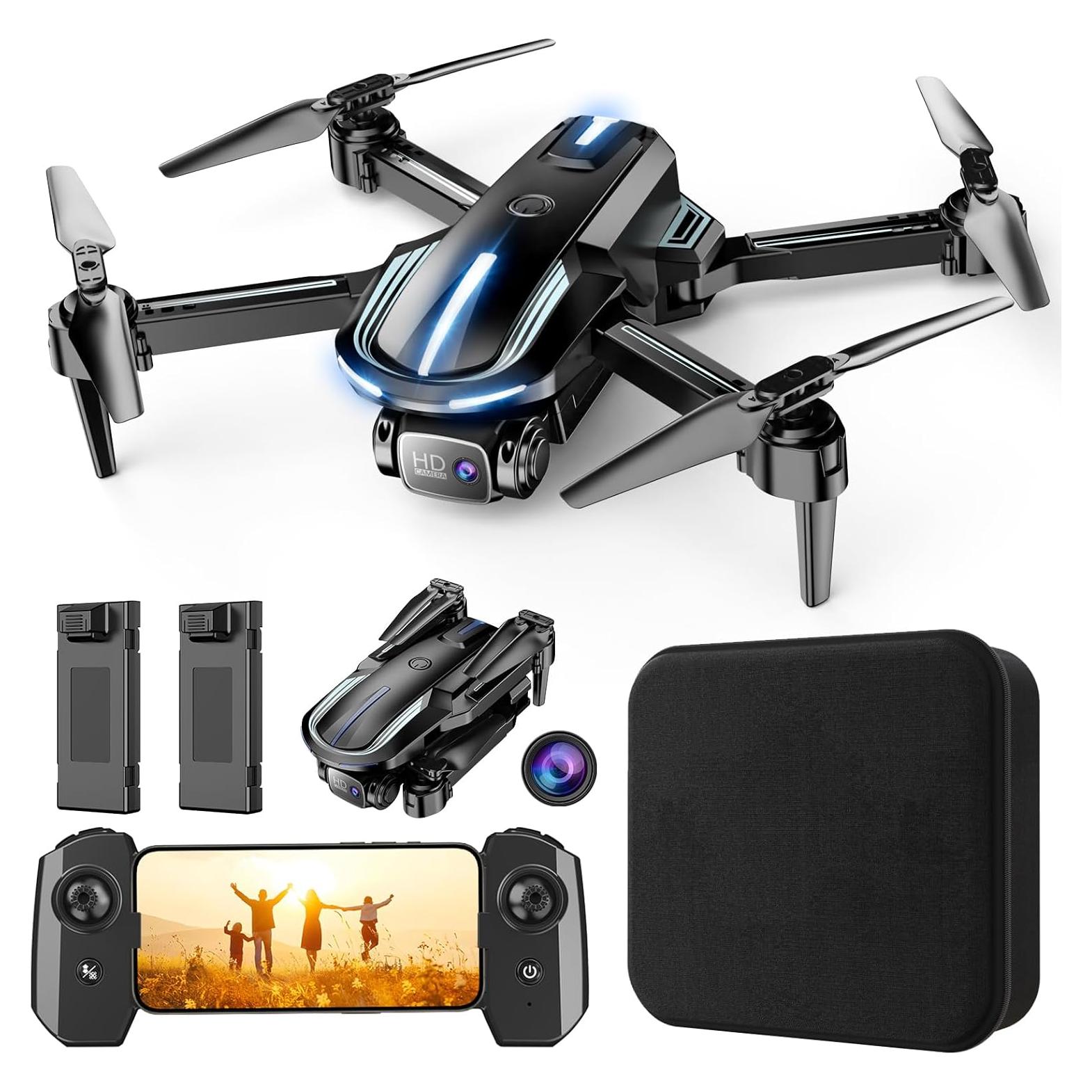 Dron Mini Plegable Pallton X80 con Cámara 1080P HD