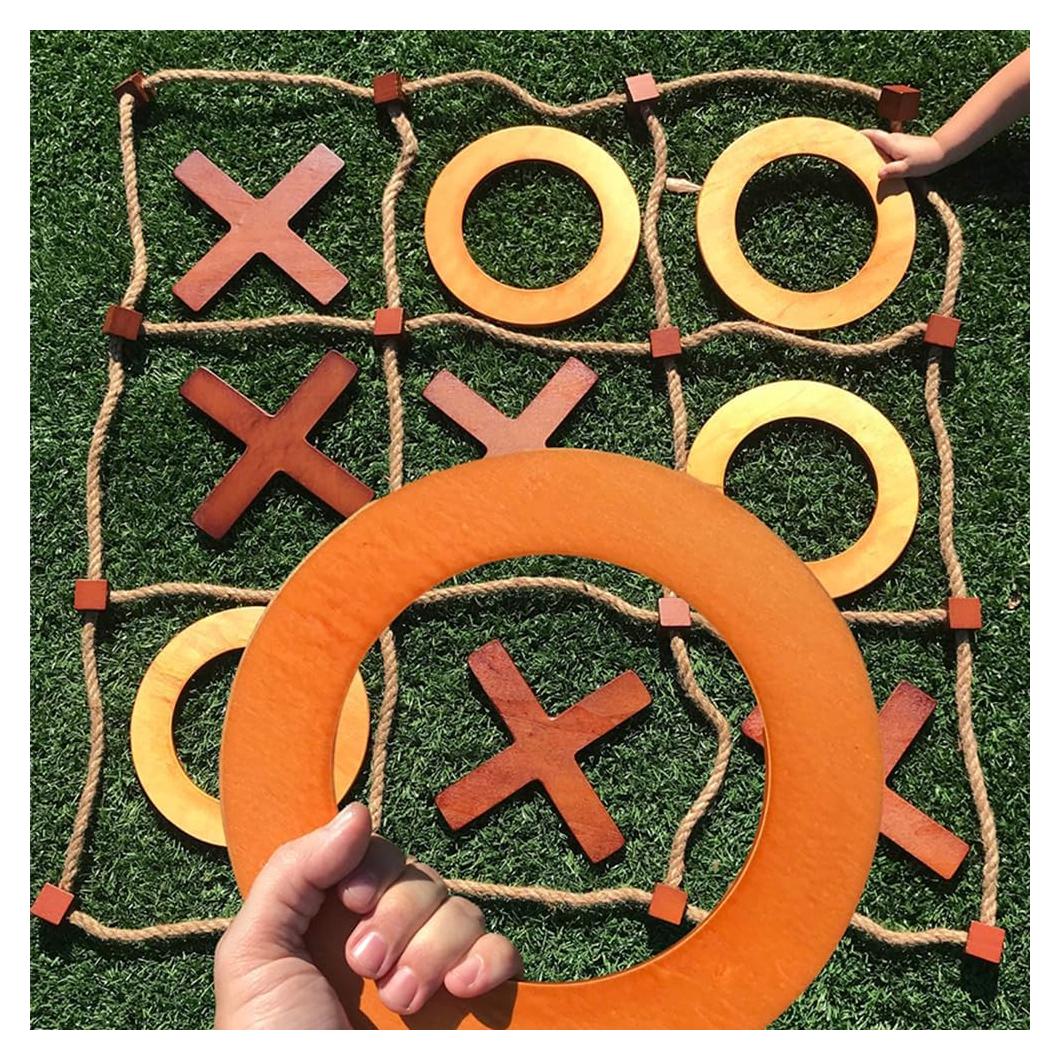 Juego de Tres en Raya Gigante SWOOC 91x91 cm para Exterior