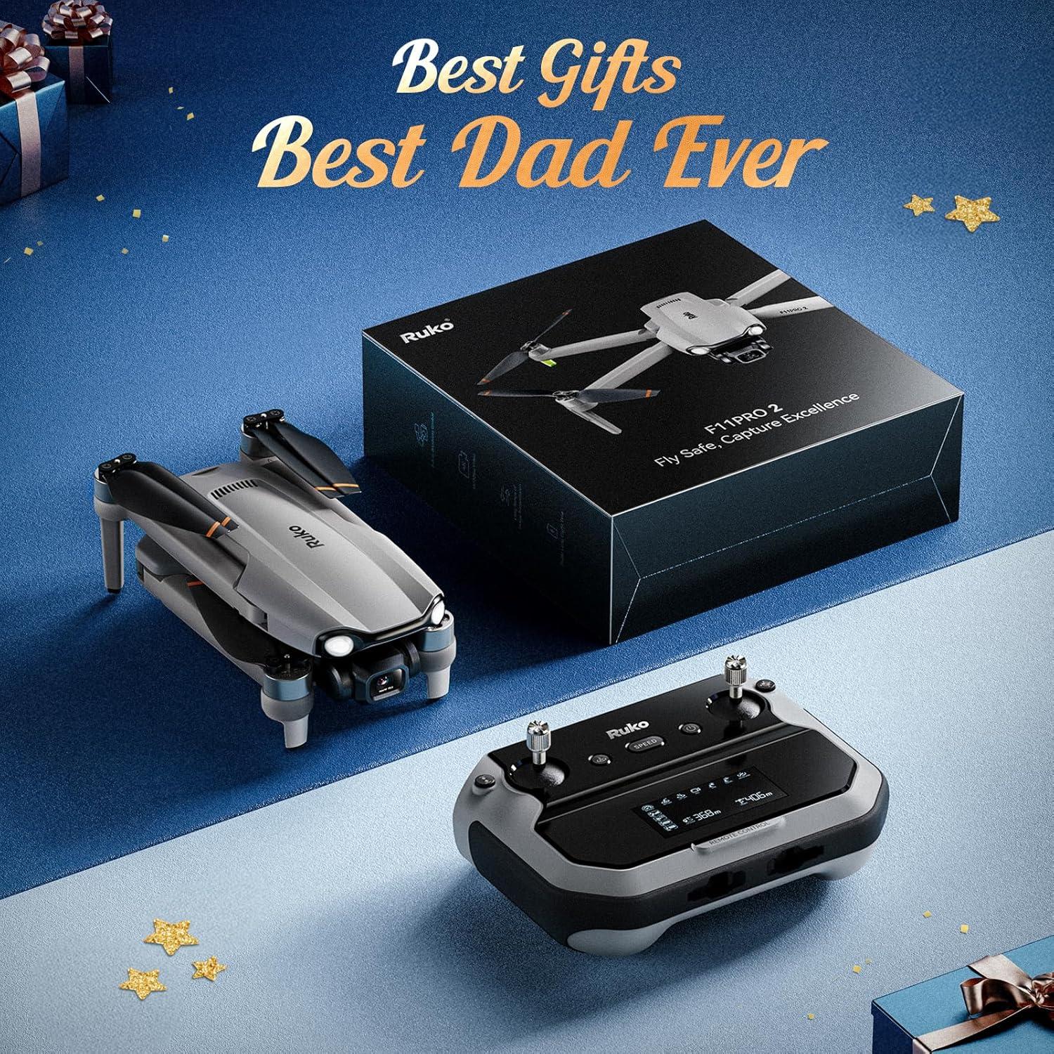 Dron Ruko F11PRO 2 con cámara 6K y 70 min de vuelo