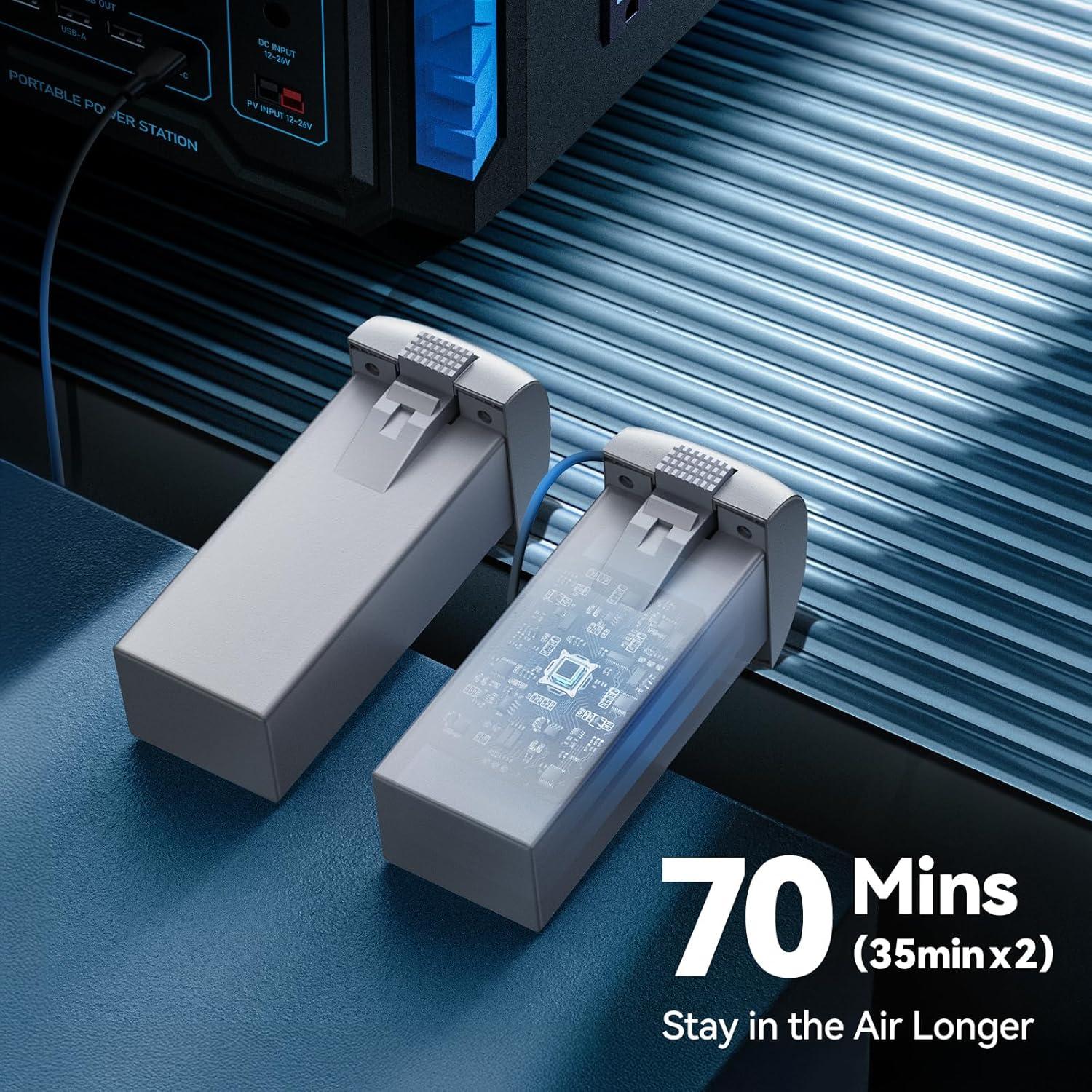 Dron Ruko F11PRO 2 con cámara 6K y 70 min de vuelo