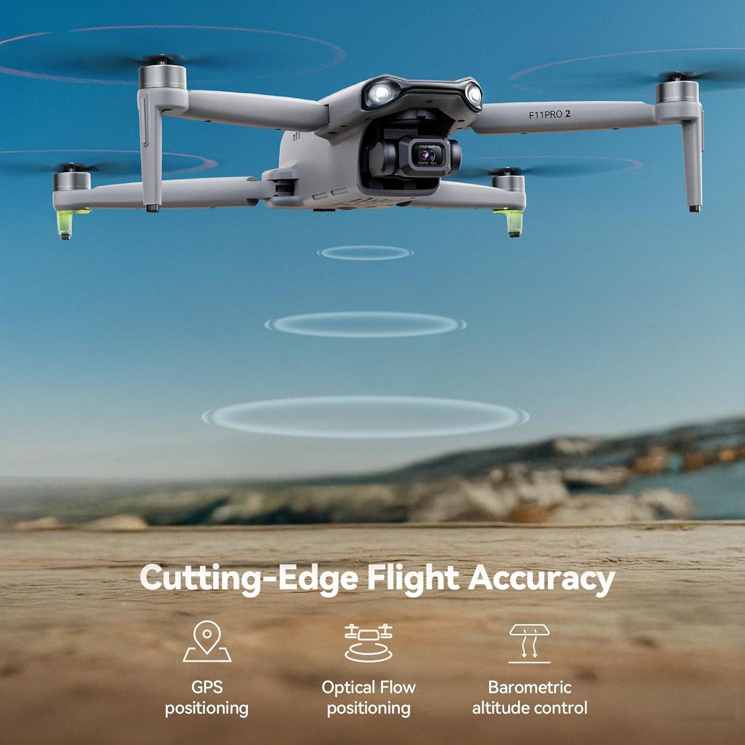 Dron Ruko F11PRO 2 con cámara 6K y 70 min de vuelo