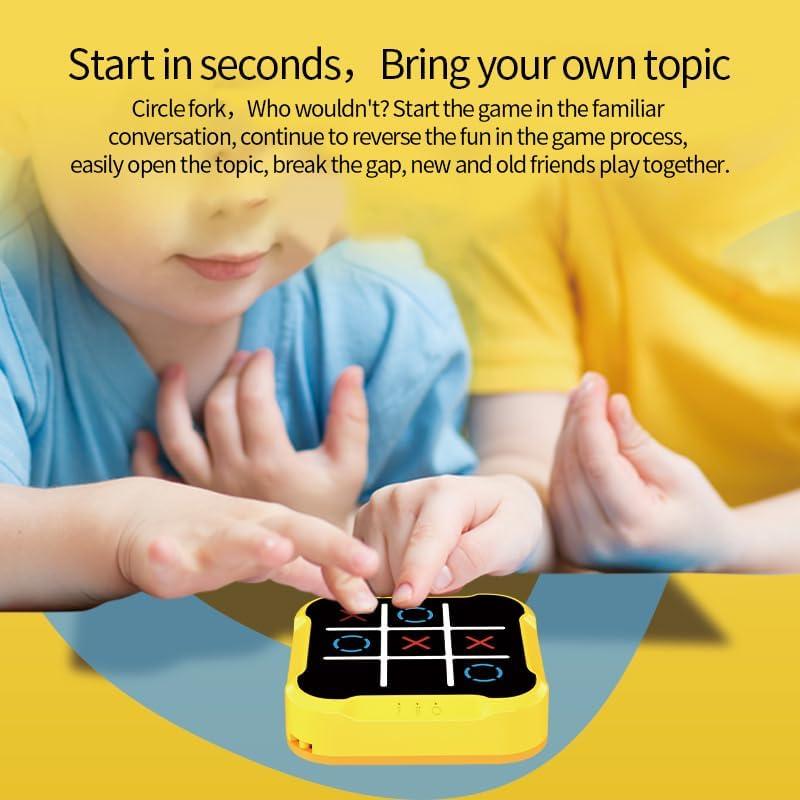 Juego Electrónico Tres en Raya TGHIJKK Portátil 3-en-1