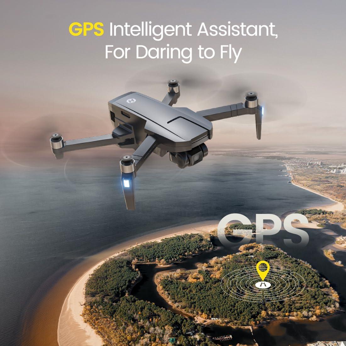 Drone GPS Holy Stone HS720R 4K EIS con Gimbal 3 Ejes