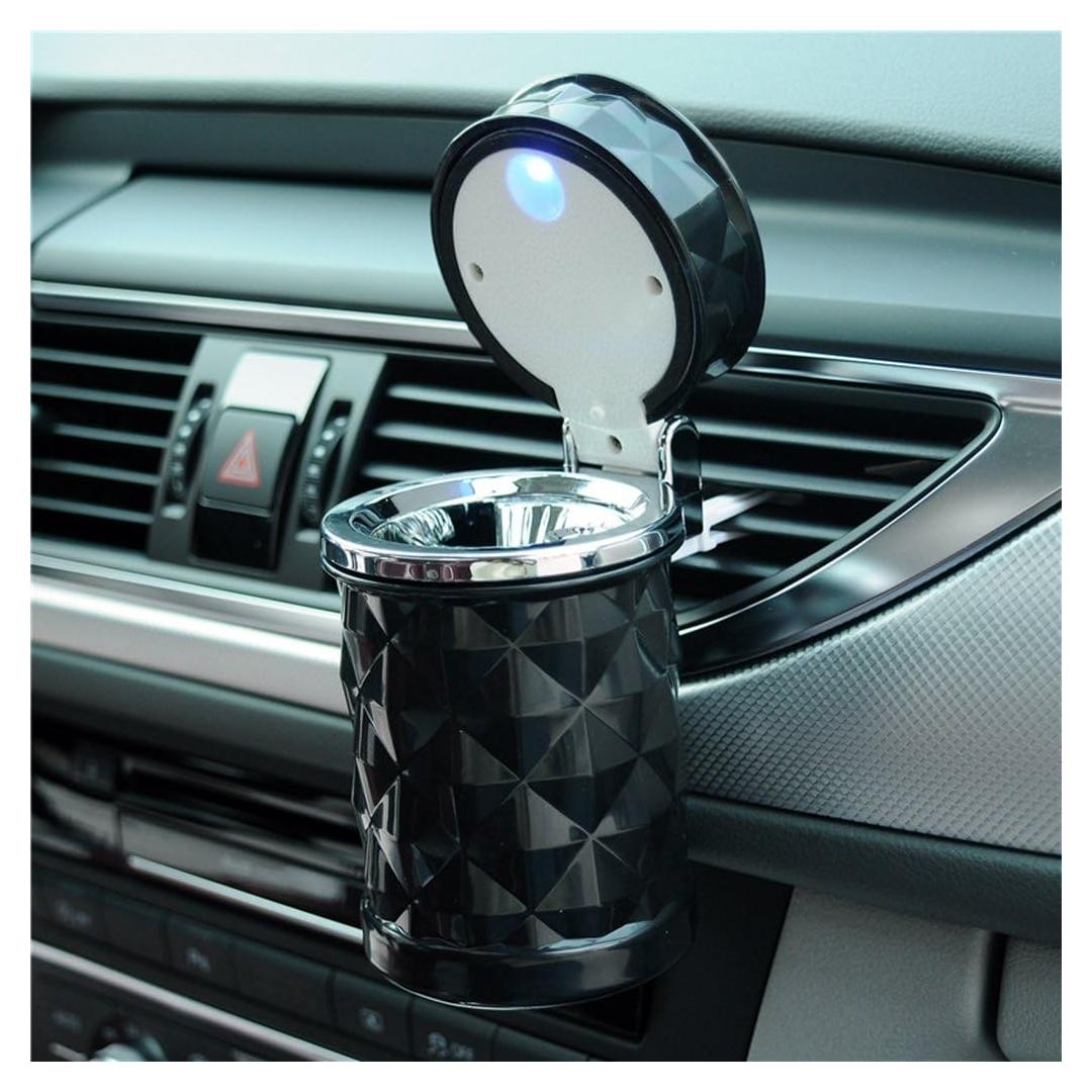 Cenicero de Auto Vurtne con Luz LED Azul Ignífugo