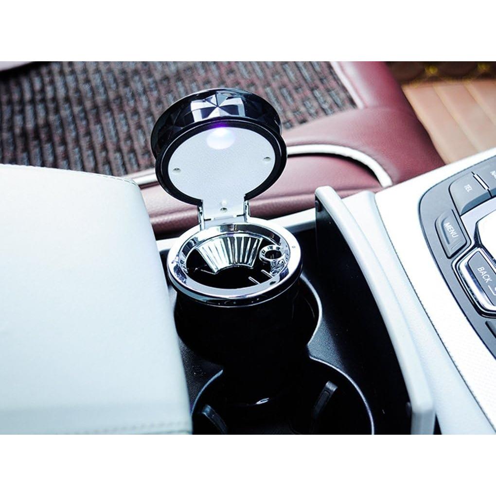 Cenicero de Auto Vurtne con Luz LED Azul Ignífugo