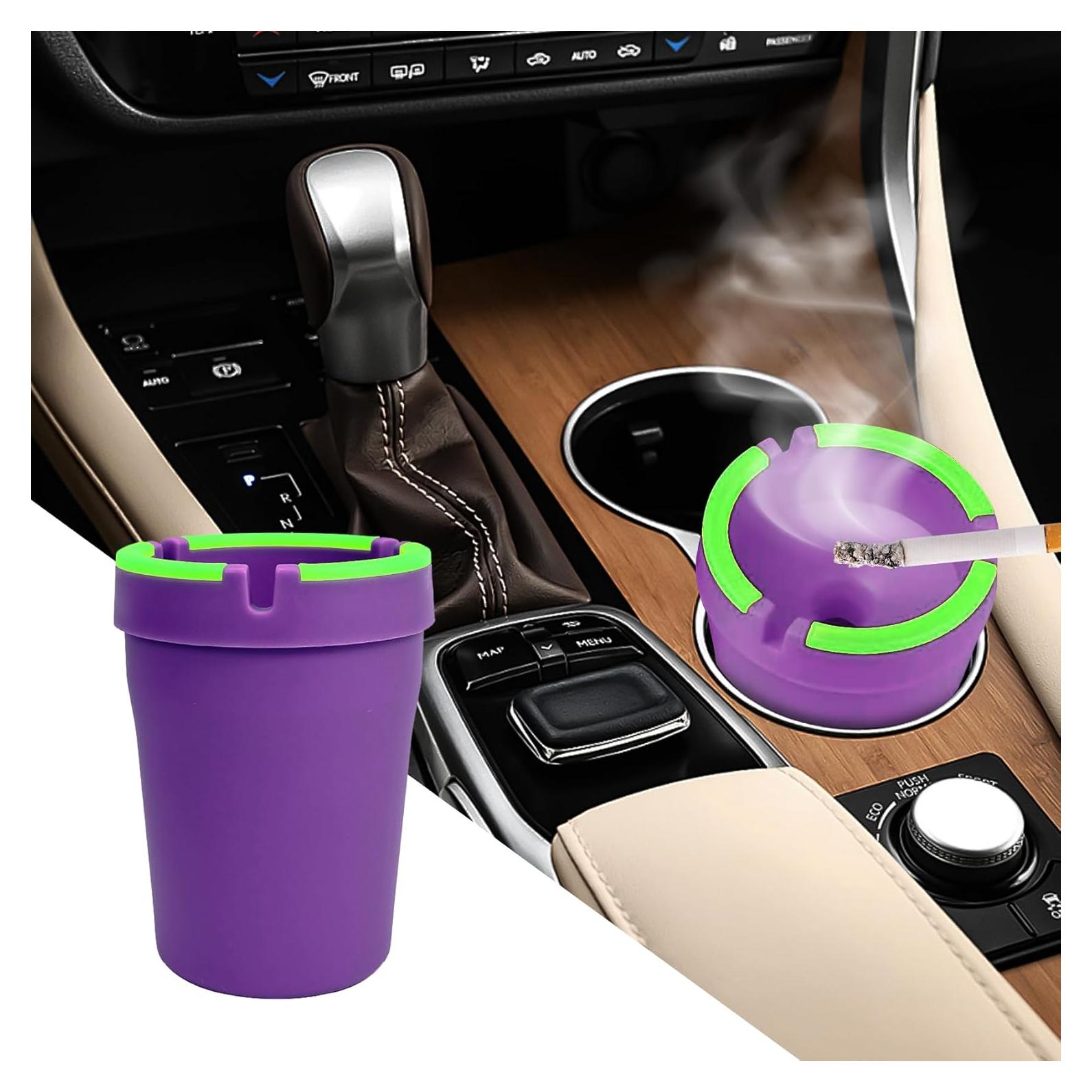 Cenicero Multifuncional QZTYTY Brilla en la Oscuridad 8cm