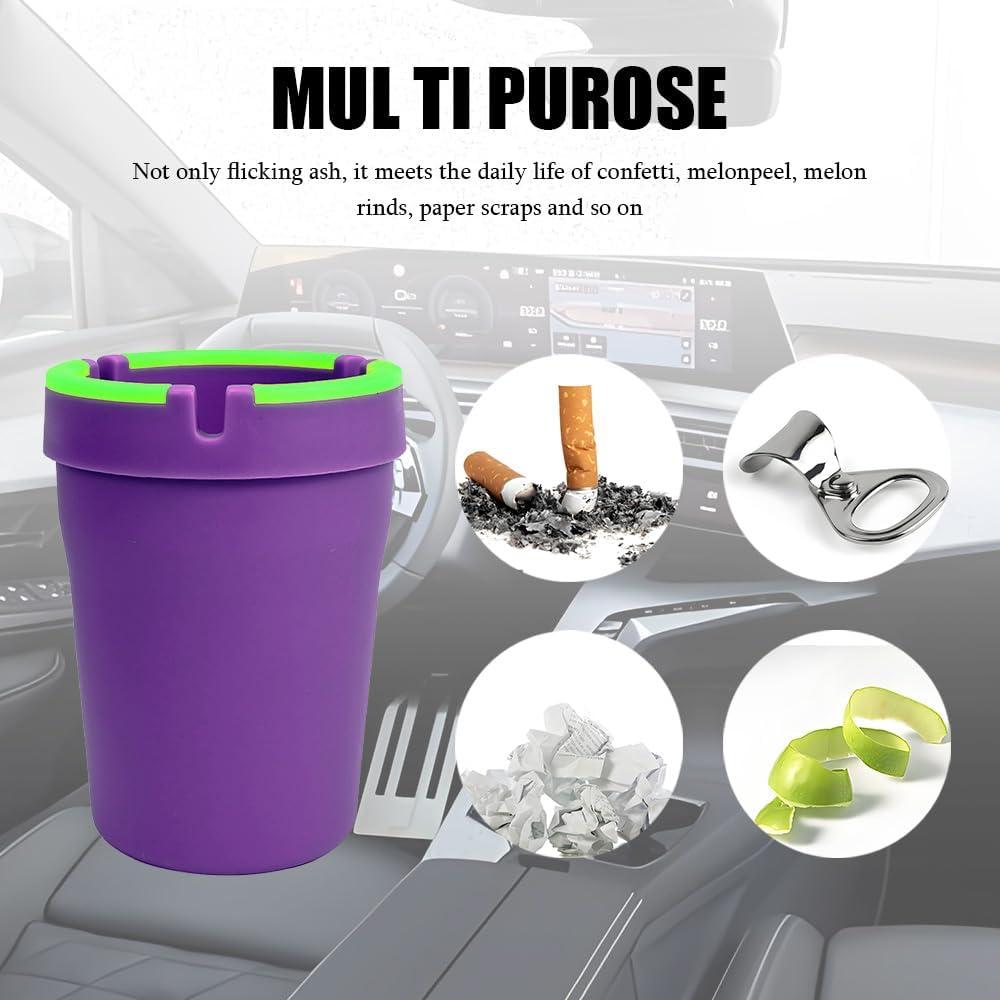 Cenicero Multifuncional QZTYTY Brilla en la Oscuridad 8cm