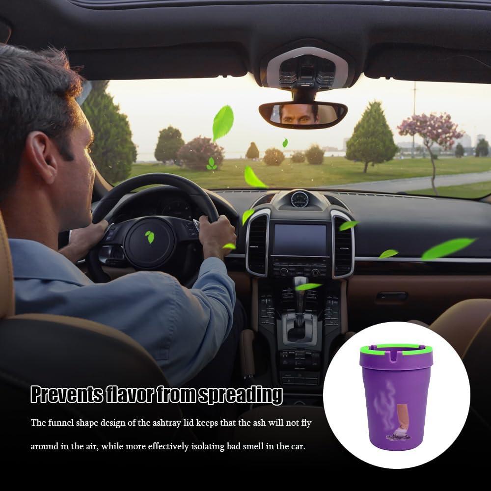 Cenicero Multifuncional QZTYTY Brilla en la Oscuridad 8cm