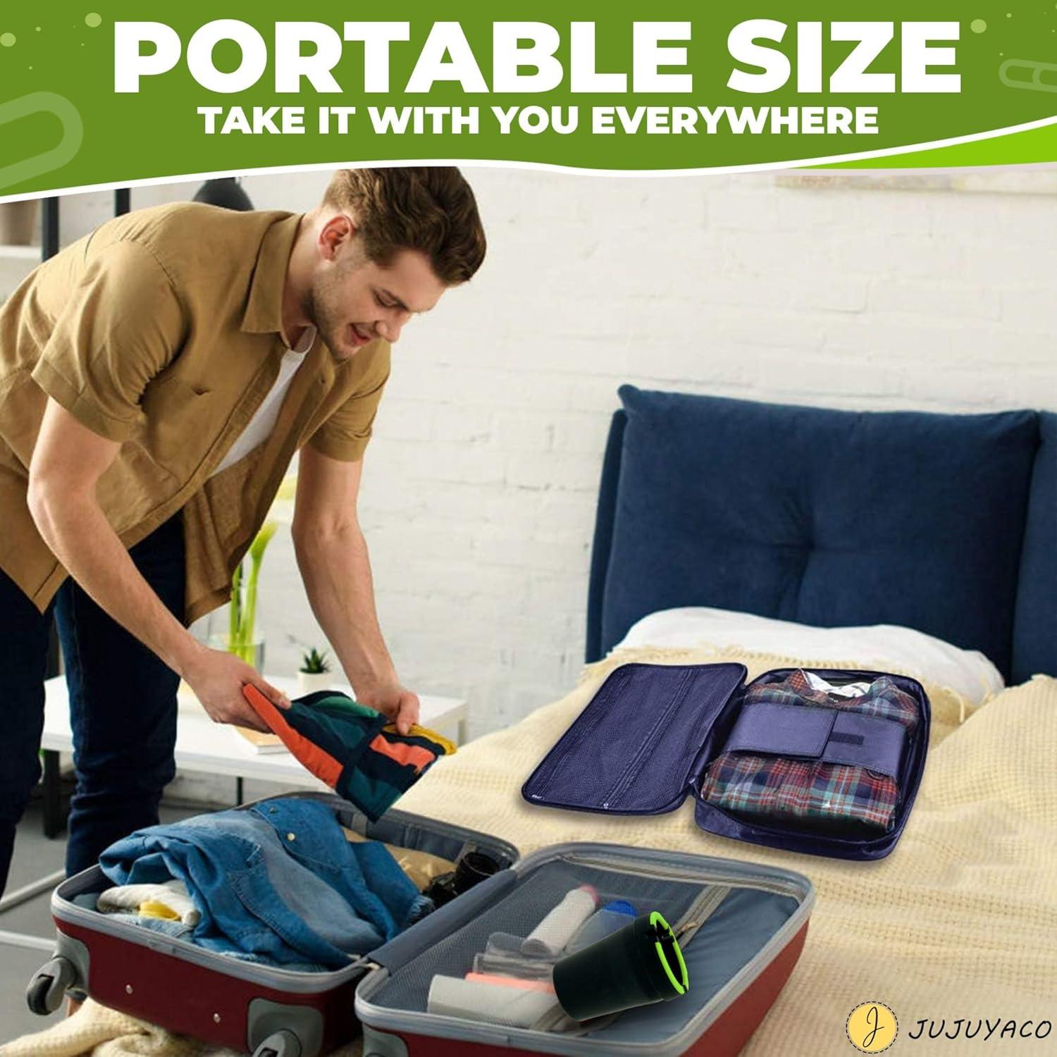 Ceniceros de Cubo Portátiles JUJUYACO - Paquete de 5, Negro