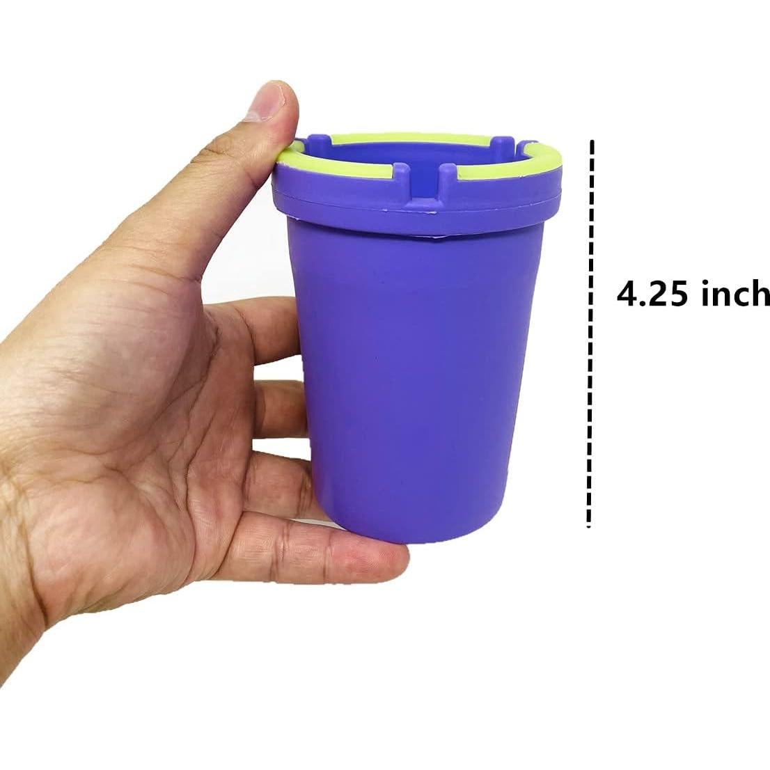 Paquete de 4 Ceniceros Portátiles TSY TOOL Brillan en la Oscuridad