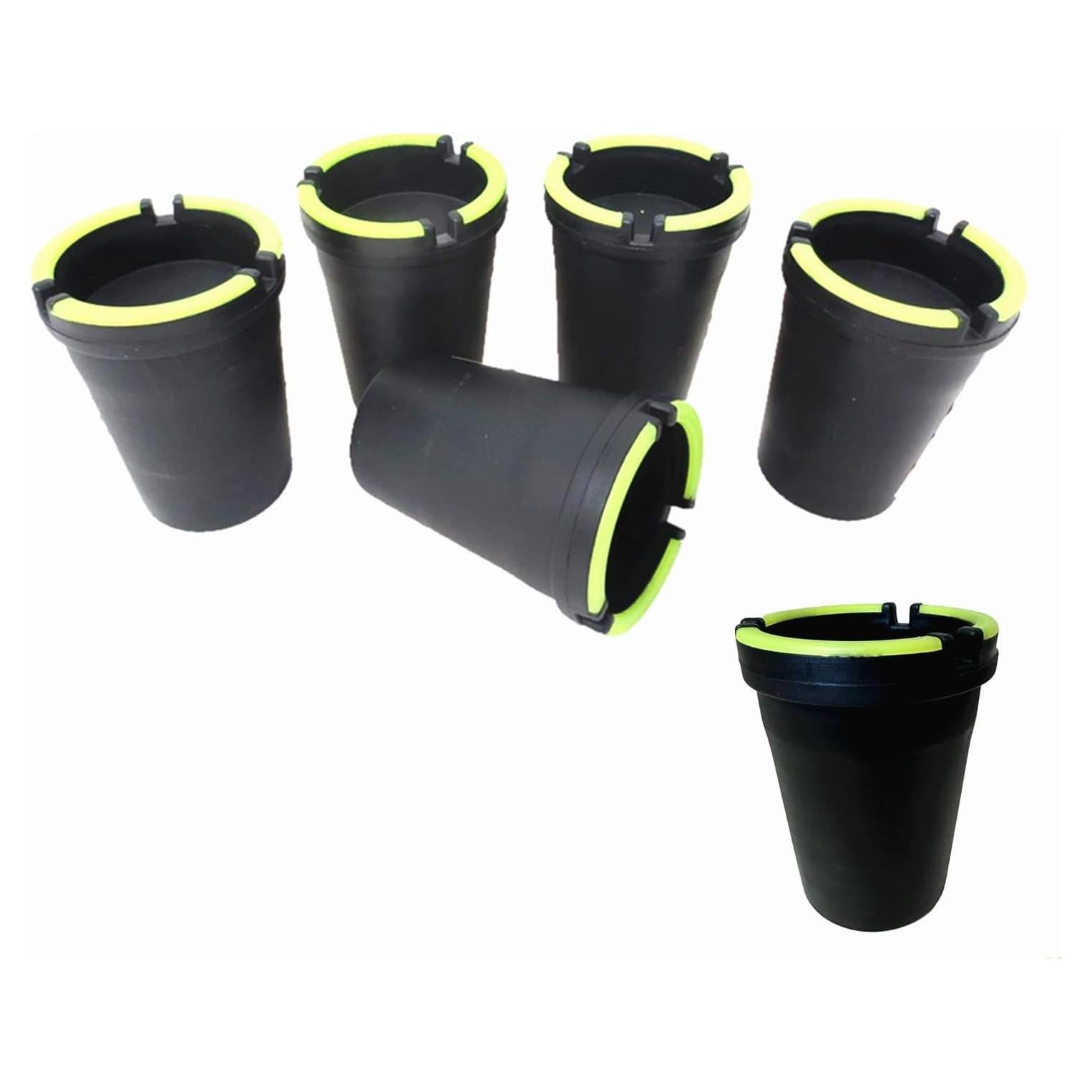 Paquete de 6 Ceniceros Portátiles TSY TOOL Brillan en la Oscuridad