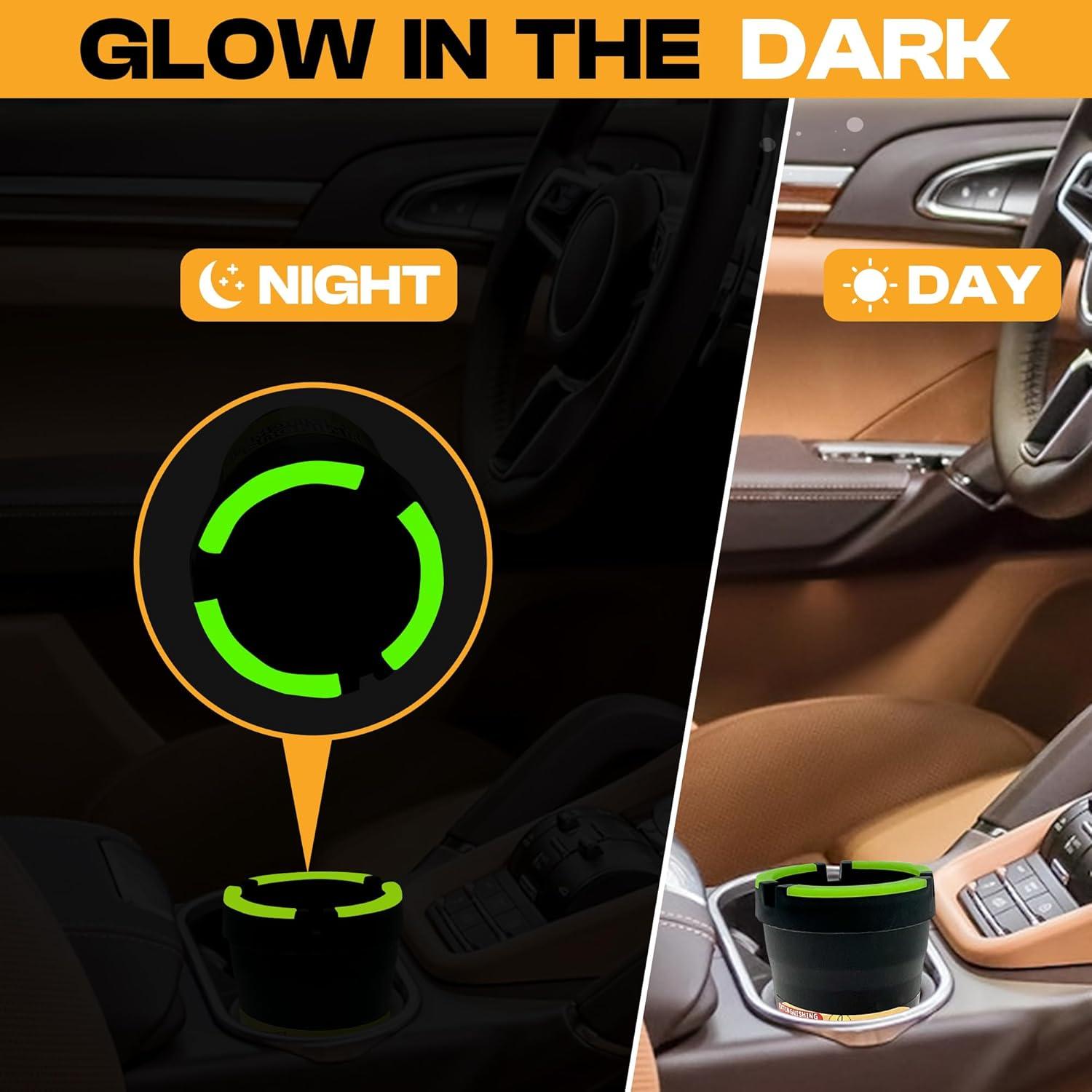 Ceniceros Butt Bucket JUJUYACO - Paquete de 3, Negro, Sin Humo