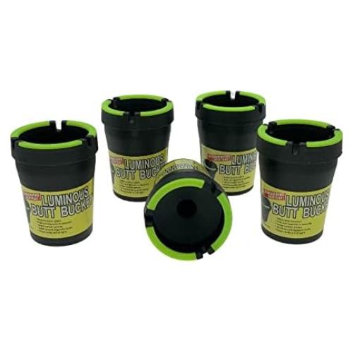 Cenicero de Auto LAMIYA Butt Bucket 5 Piezas Negro