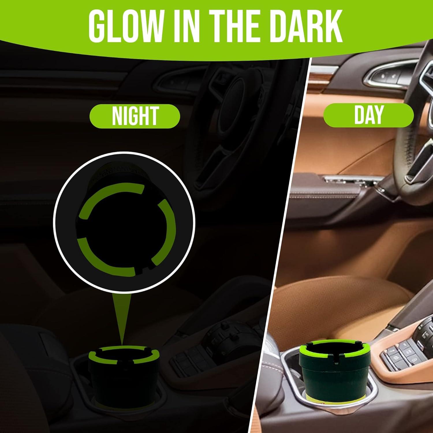 Cenicero de Auto LAMIYA Butt Bucket 5 Piezas Negro