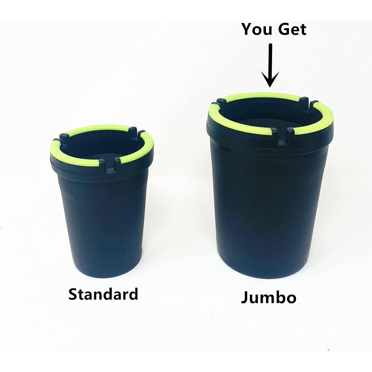 Cenicero de Cubo Brillante en la Oscuridad TSY TOOL - Paquete de 3