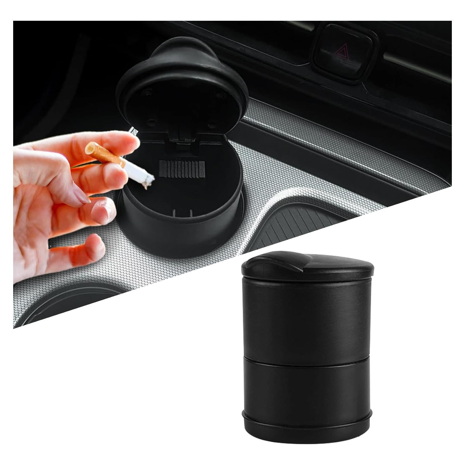 Cenicero de coche PACLVIO con tapa a prueba de olores