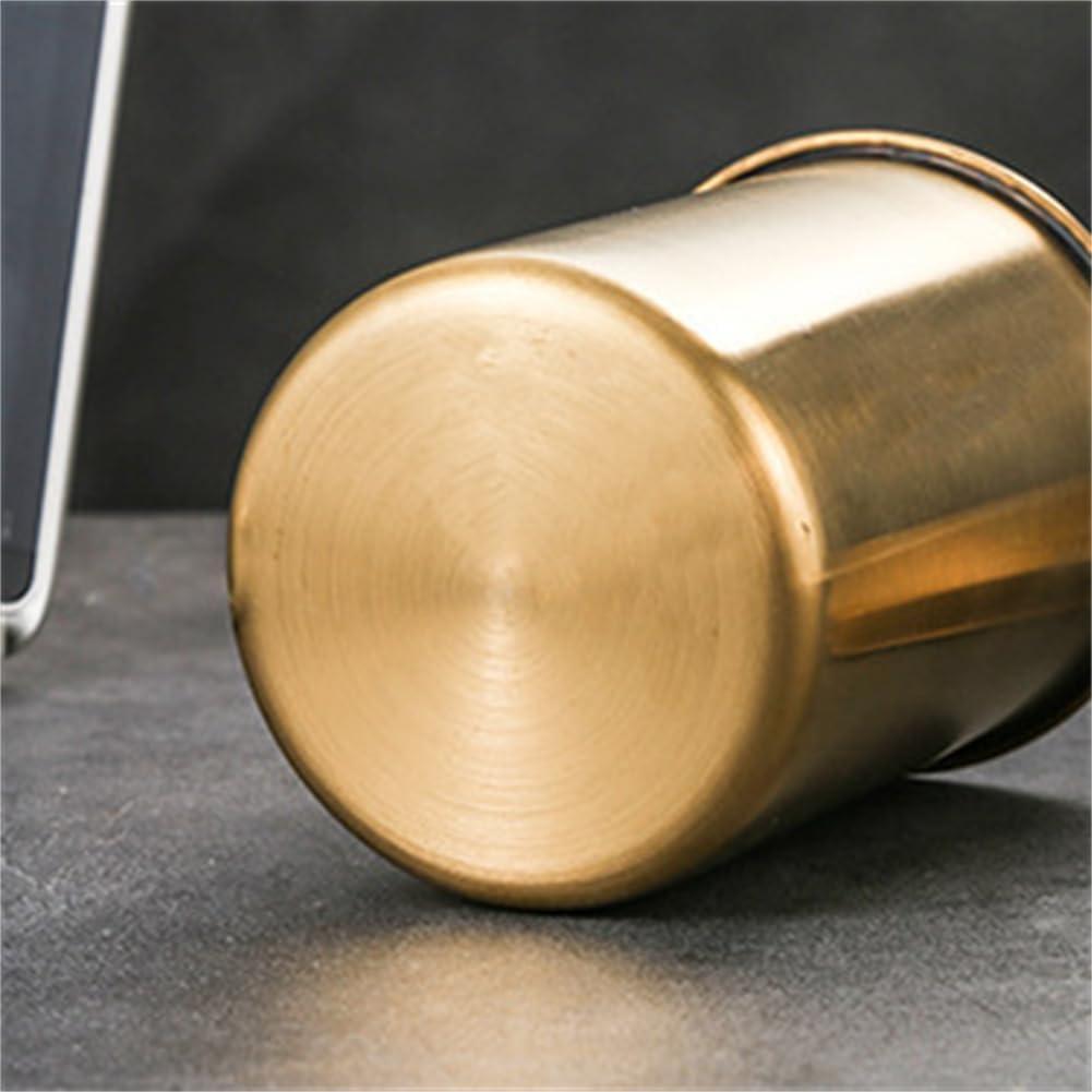 Cenicero Portátil WELANGBN Acero Inoxidable Dorado 9.6x7.7 cm