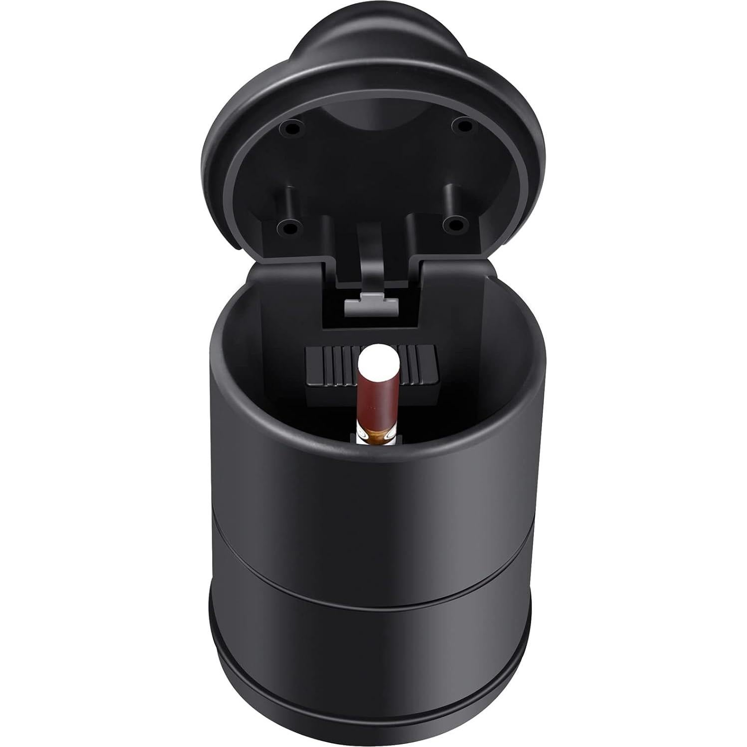 Cenicero de coche portátil Genérico con tapa a prueba de olores