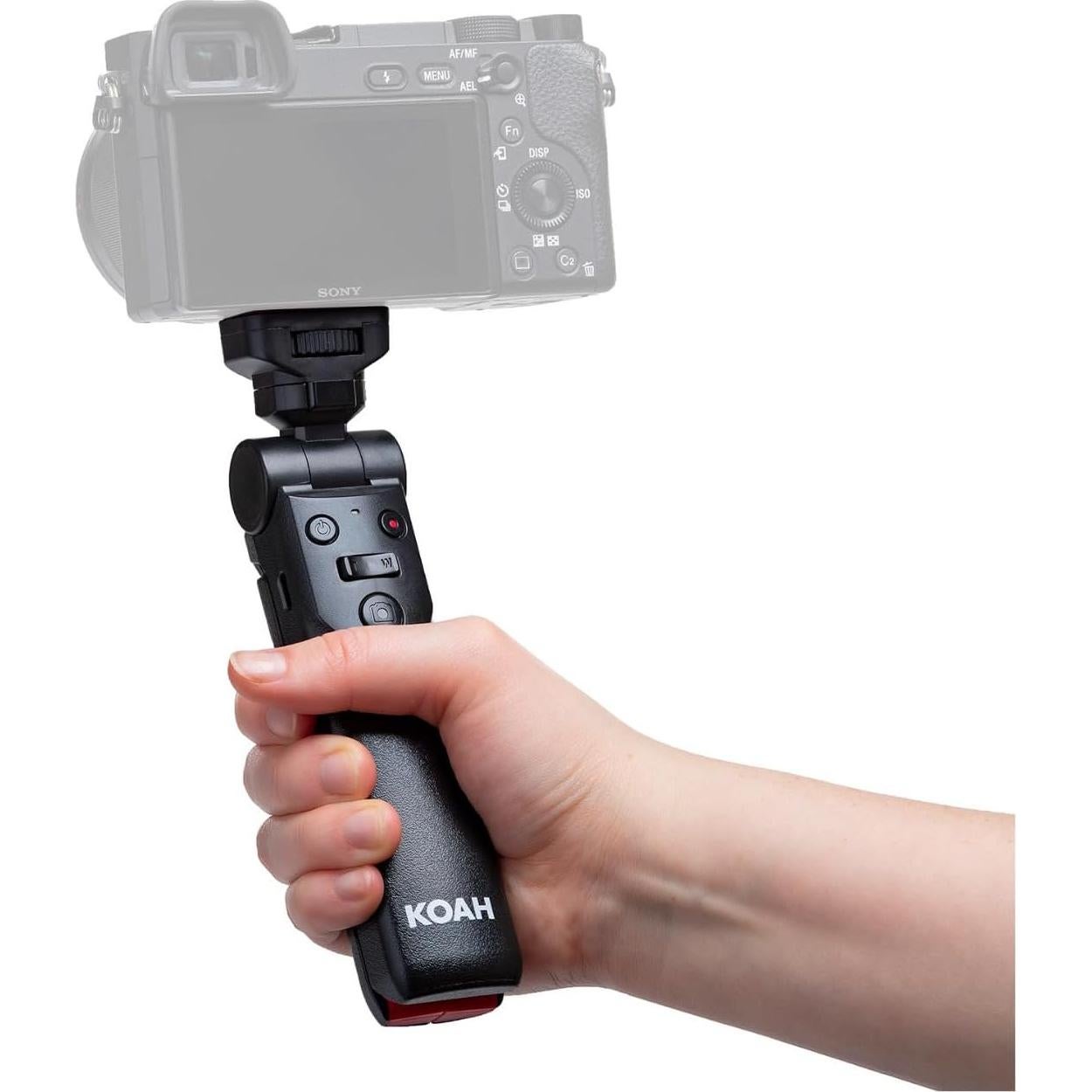 Combo Micrófono Inalámbrico Hollyland Lark M2S + Luz LED Zhiyun FIVERAY M40 + Agarre Koah + Estuche Maxell