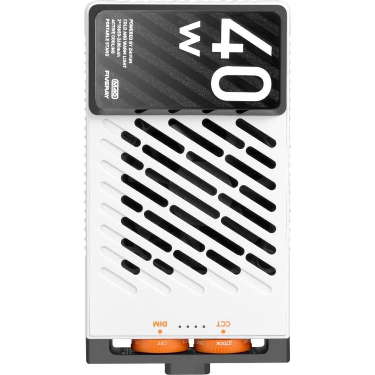 Combo Micrófono Inalámbrico Hollyland Lark M2S + Luz LED Zhiyun FIVERAY M40 + Mango Koah + Estuche Maxell