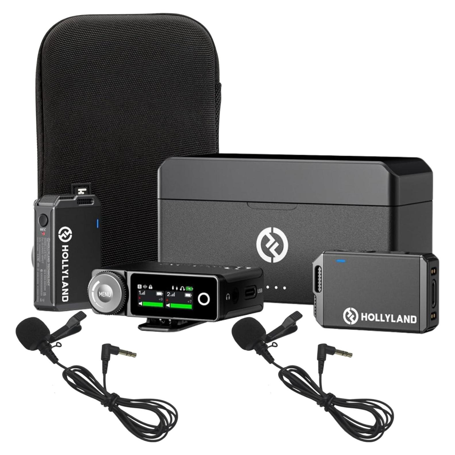 Micrófono Inalámbrico Hollyland LARK MAX Duo con Lavalier