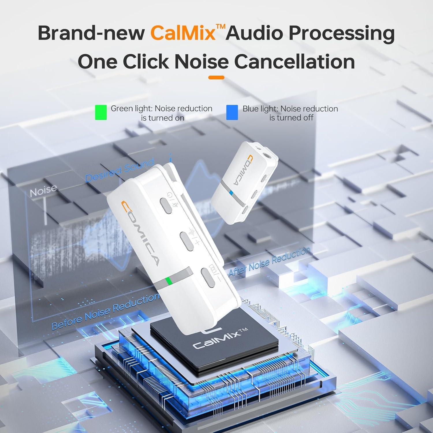 Micrófono Lavalier Inalámbrico Comica Vimo Q 4 Canales 200m