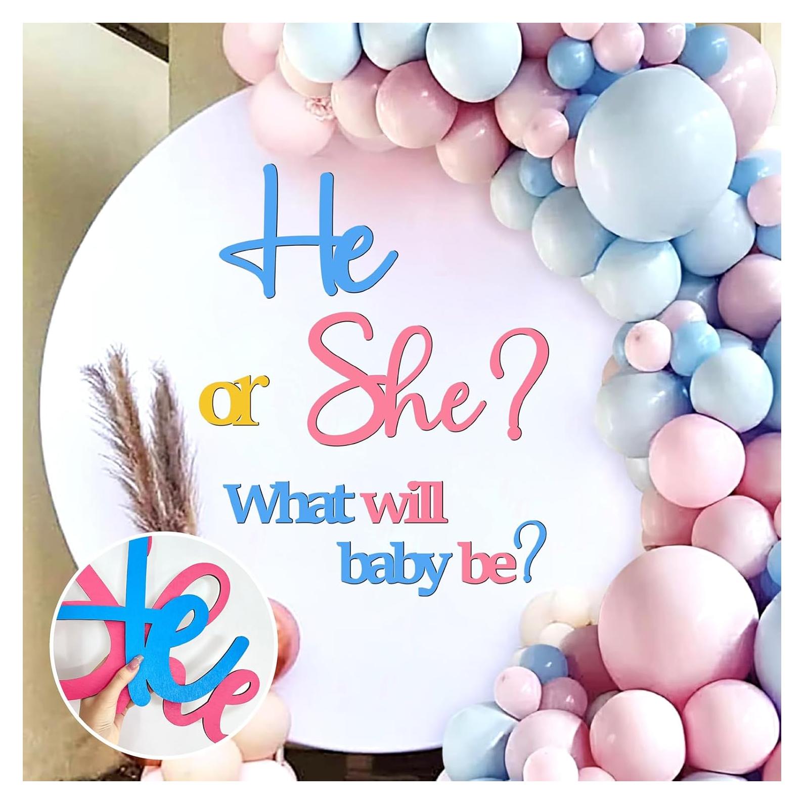 Cartel Revelación de Género Kokolap He o She Decoración