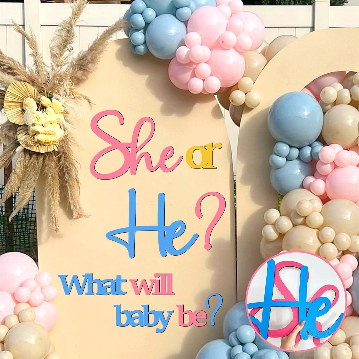 Cartel Revelación de Género Kokolap He o She Decoración