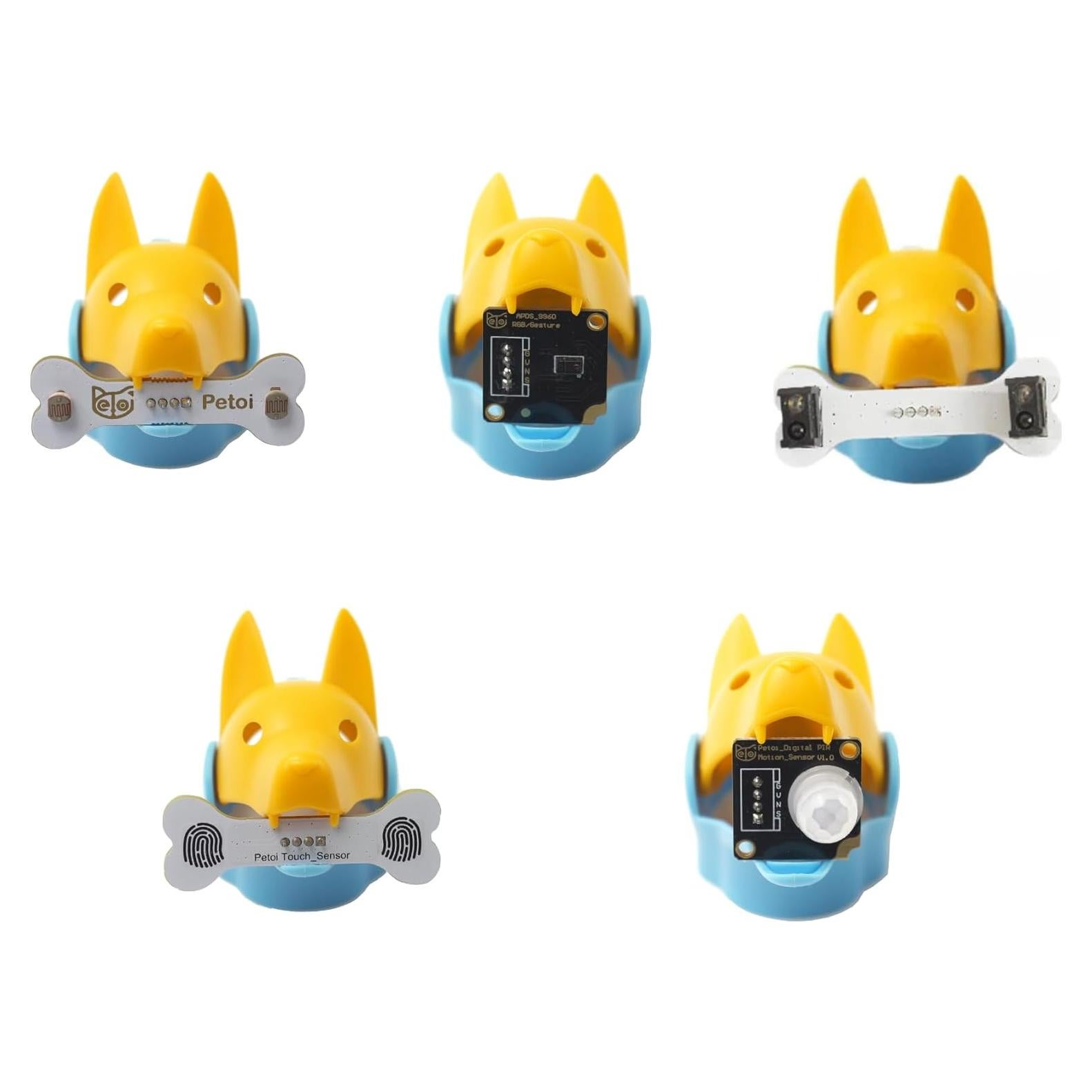 Paquete de Sensores Petoi para Robótica - Luz, Tacto, Movimiento, Distancia