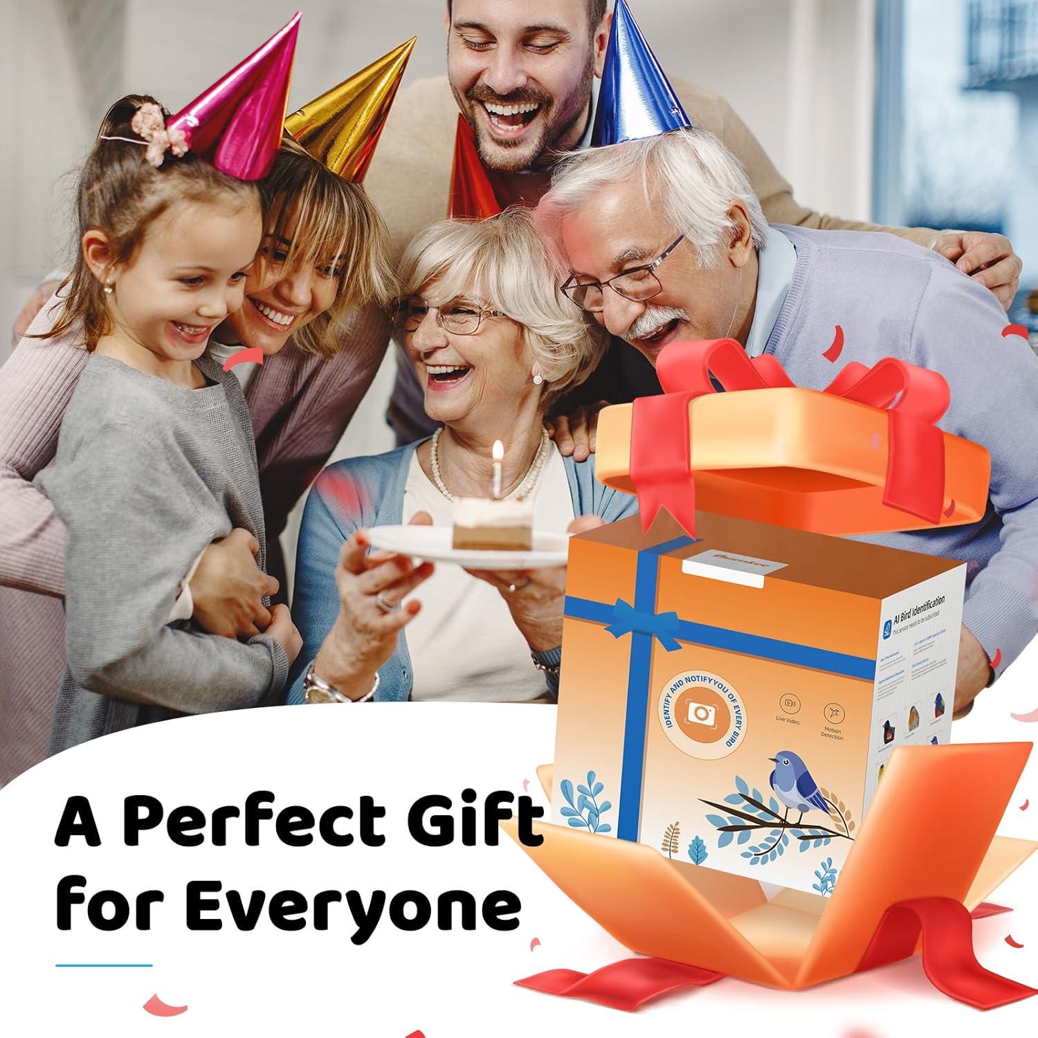 Comedero Inteligente para Aves Buenkee - 2K HD, Solar, 1.8L