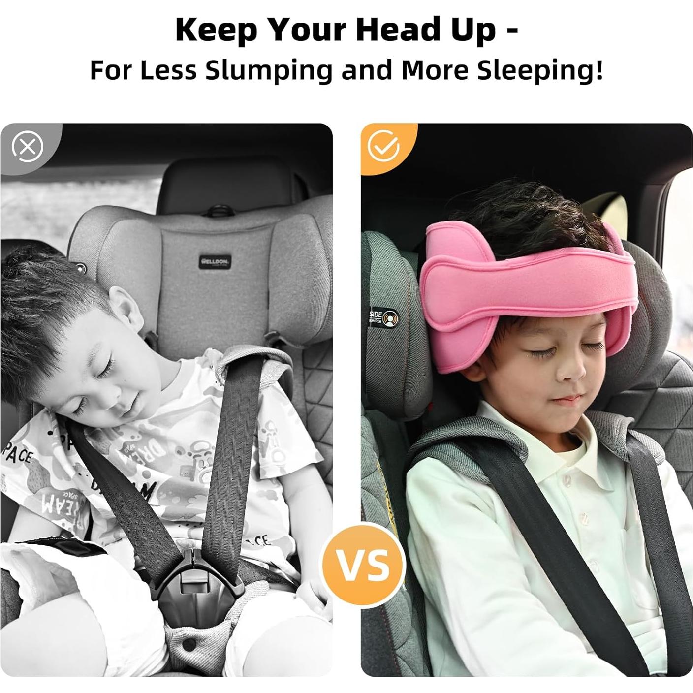 Soporte de Cabeza para Auto LETTON Niños Rosa Sirena