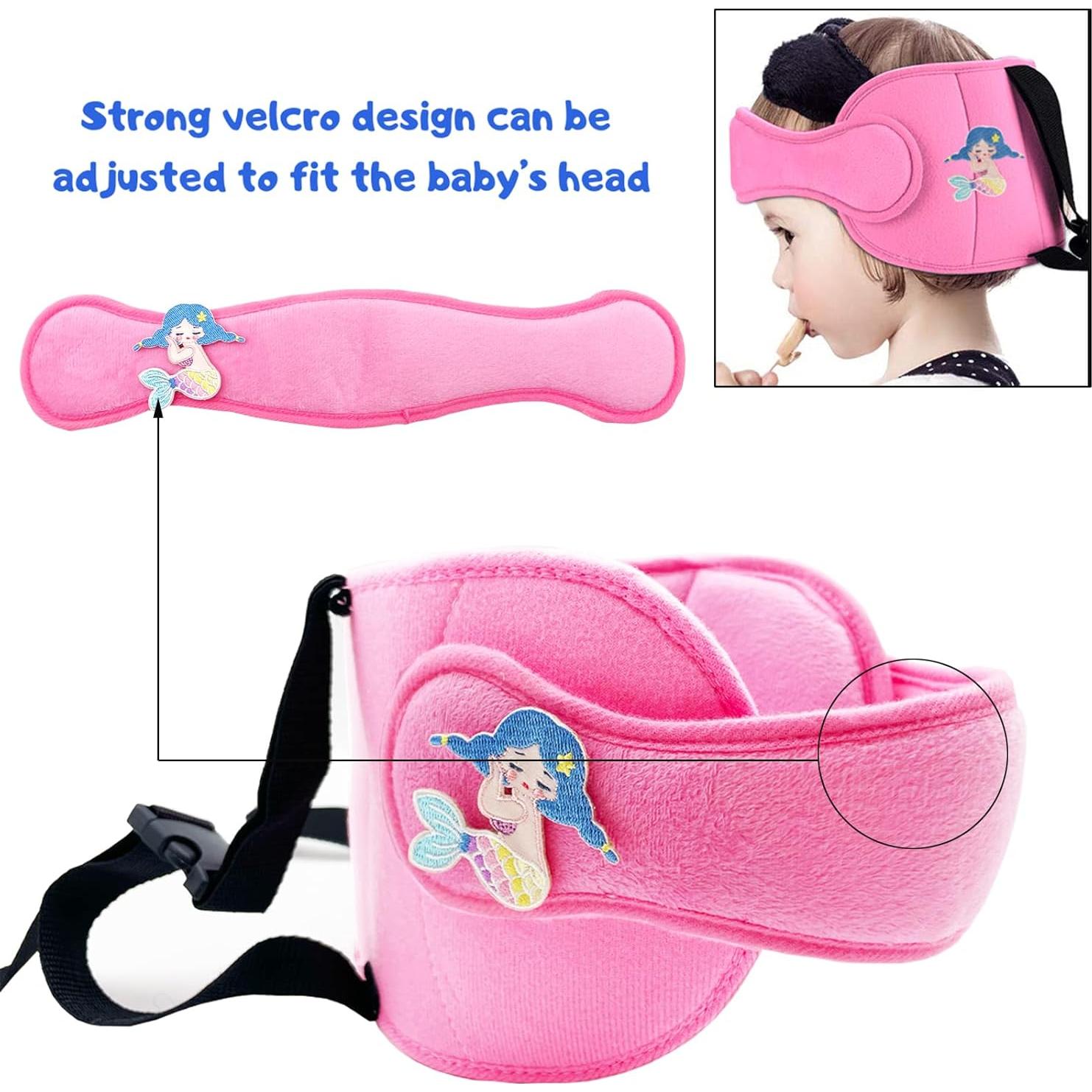 Soporte de Cabeza para Auto LETTON Niños Rosa Sirena