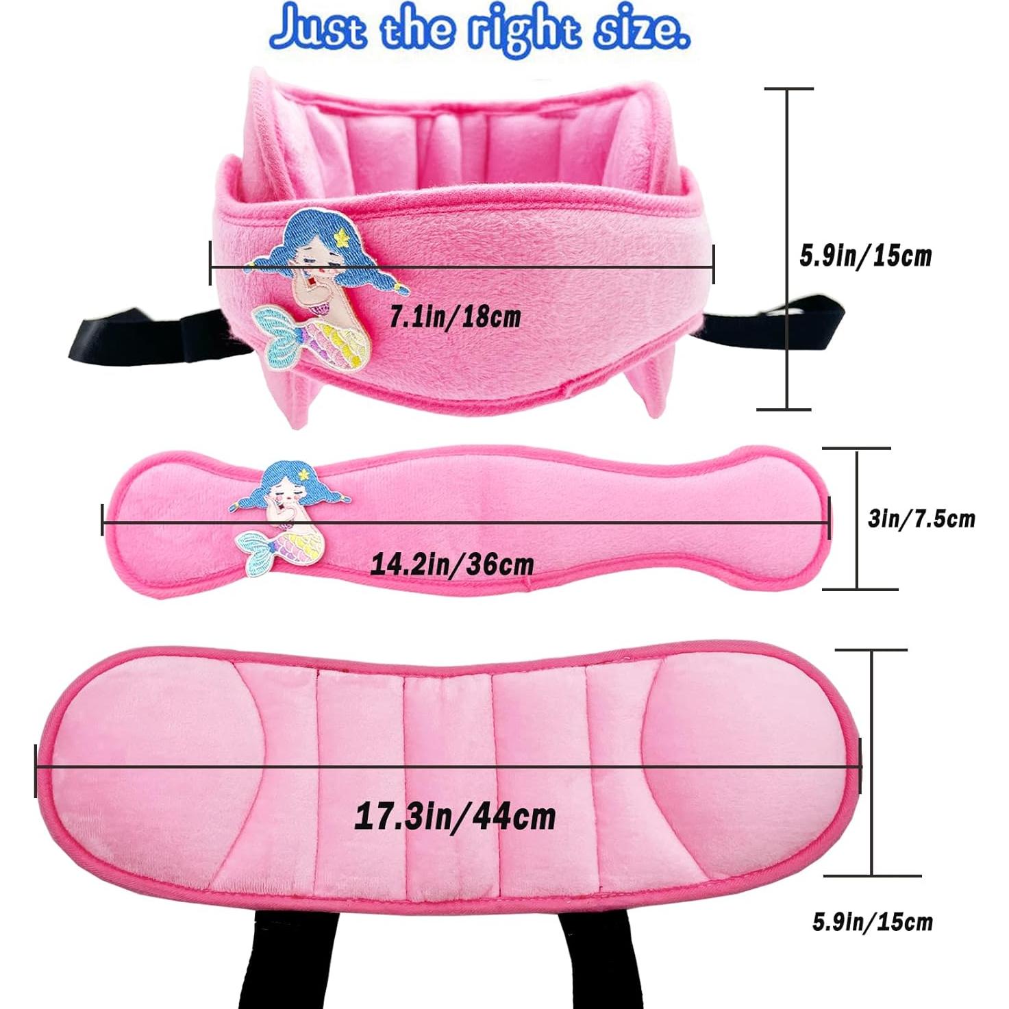 Soporte de Cabeza para Auto LETTON Niños Rosa Sirena