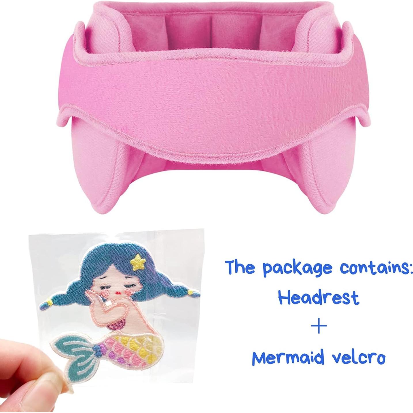 Soporte de Cabeza para Auto LETTON Niños Rosa Sirena