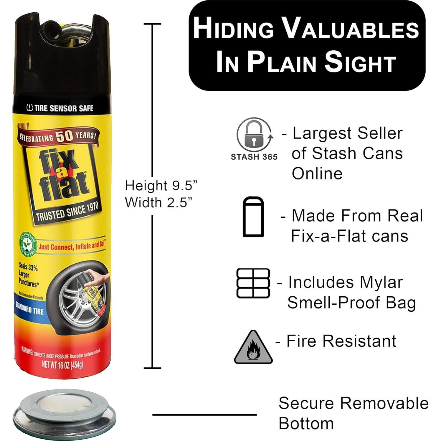 Lata de Diversión Stash365 con Fondo Falso 0,20 kg