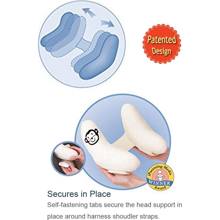 Almohada de Viaje Ajustable para Bebés xH007 - Soporte Cabeza