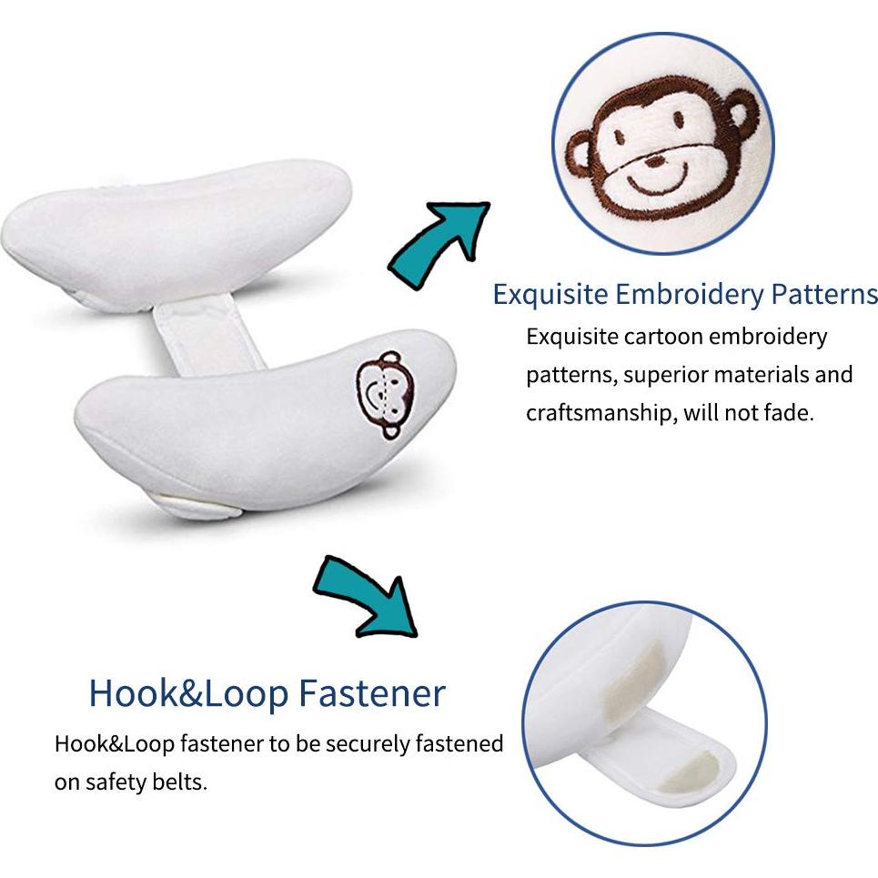 Almohada de Viaje Ajustable para Bebés xH007 - Soporte Cabeza