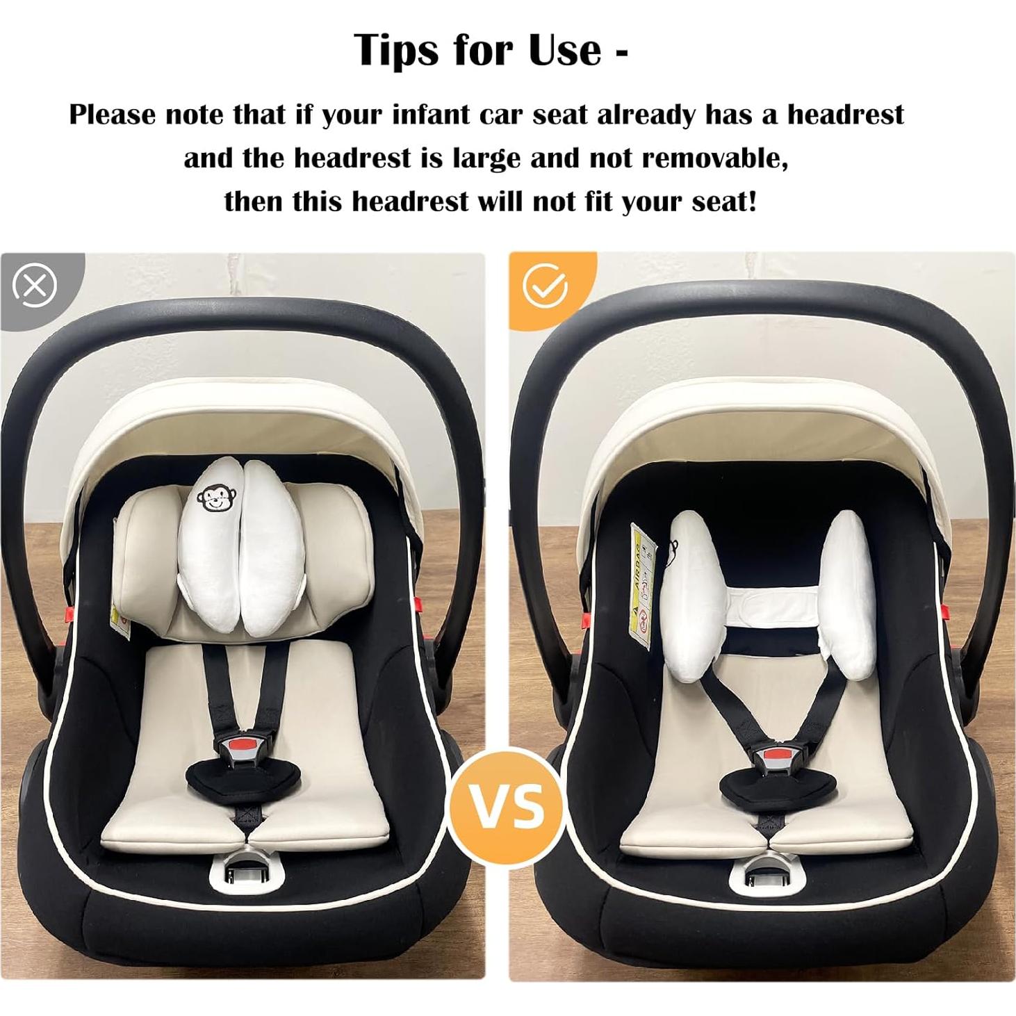 Almohada de Viaje Ajustable para Bebés xH007 - Soporte Cabeza