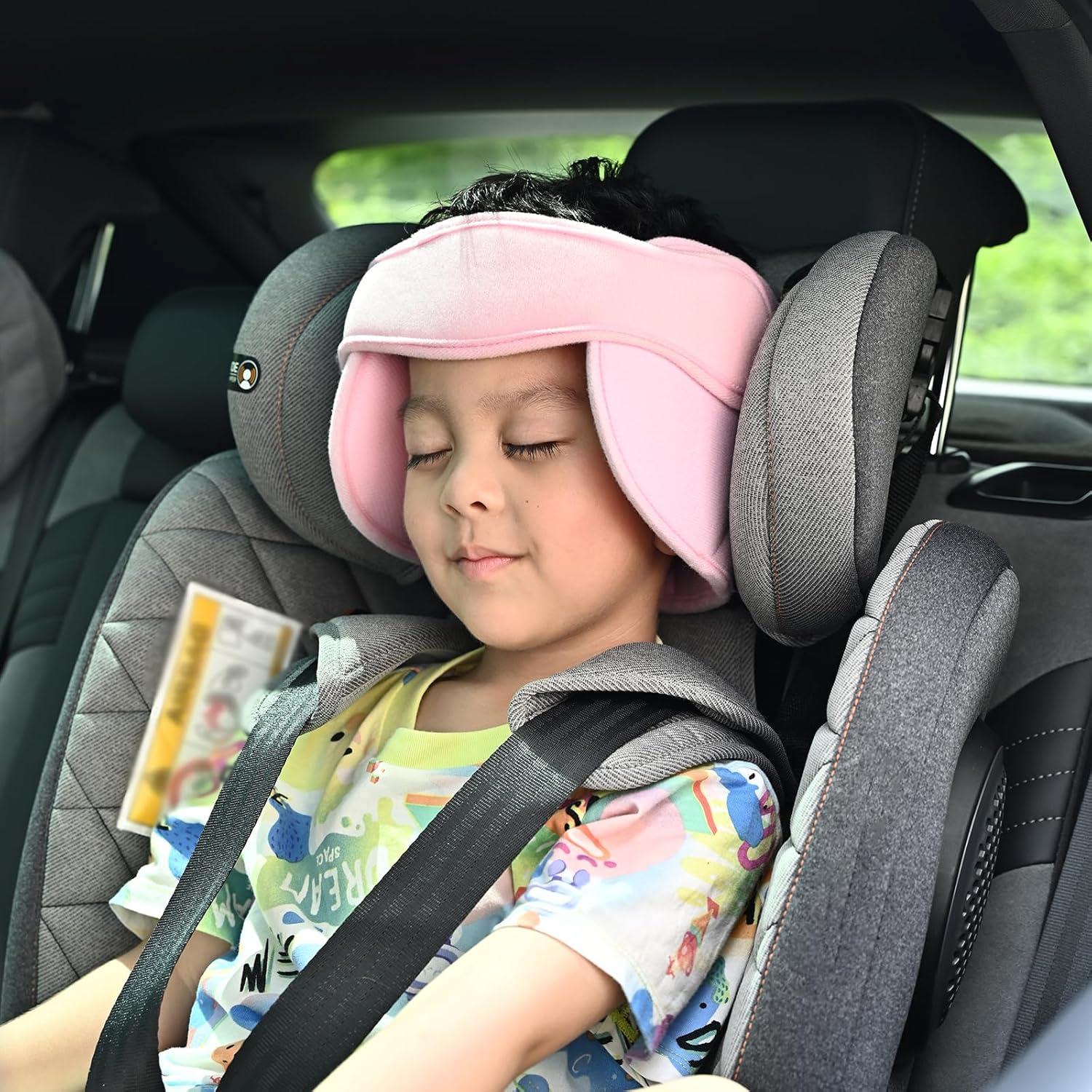 Banda de Soporte para Cabeza LETTON Rosa Pálido para Auto